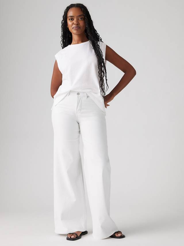 Women's White Ribcage Jeans | Levi's® US Women's White Ribcage Jeans | Levi's® US
