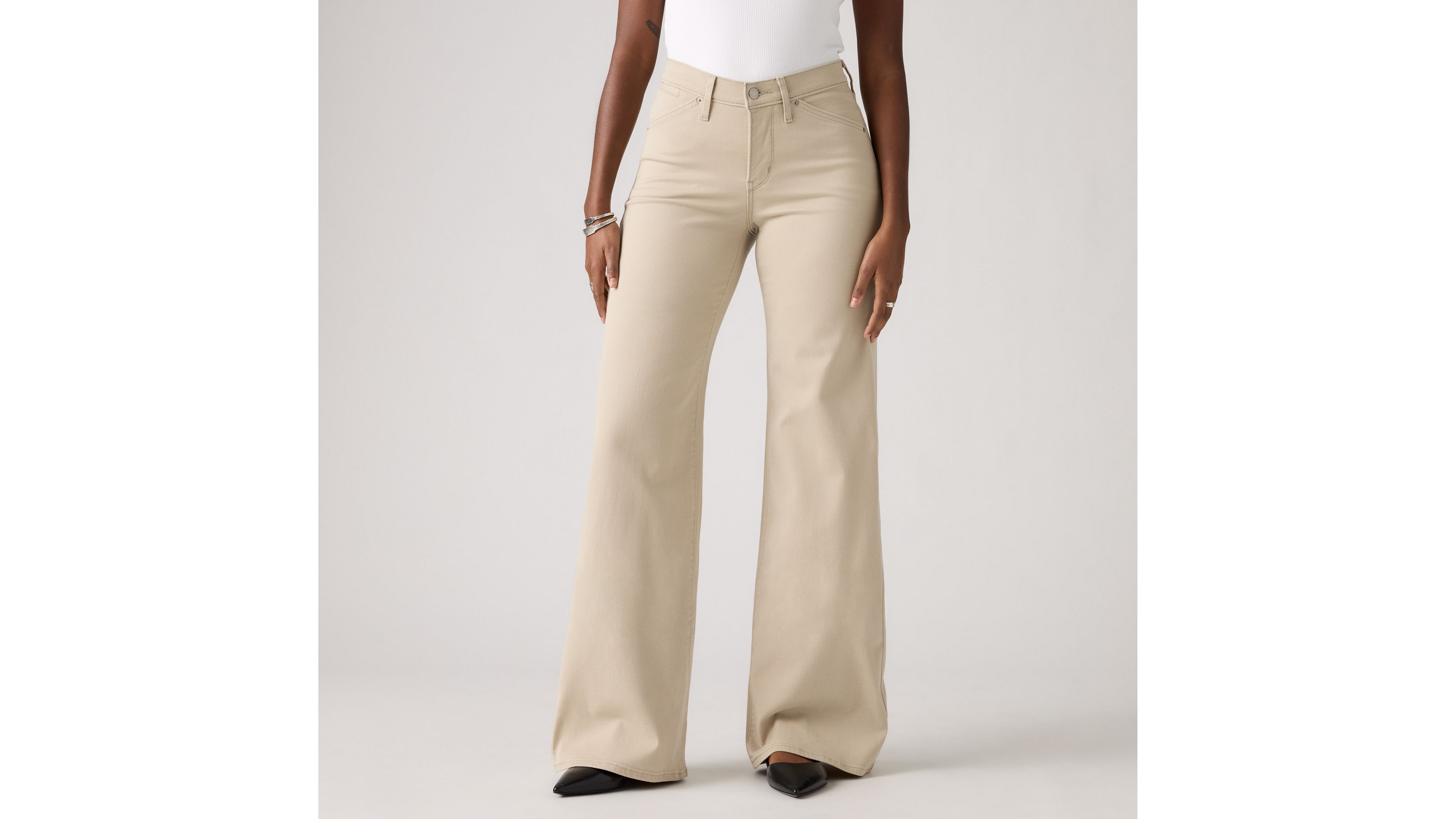 318 Shaping Notch Back Wide Leg Women's Jeans