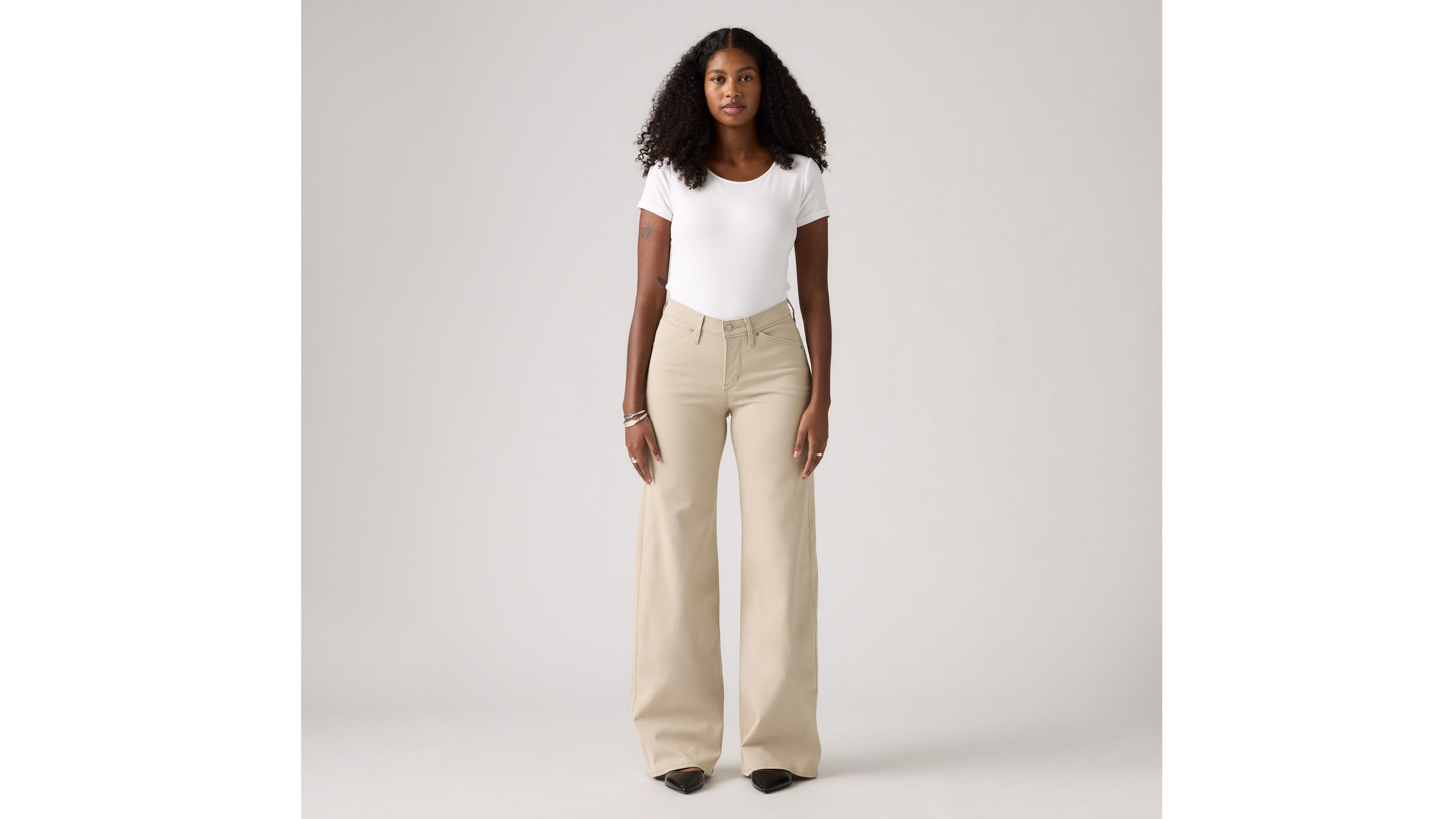 318 Shaping Notch Back Wide Leg Women's Jeans