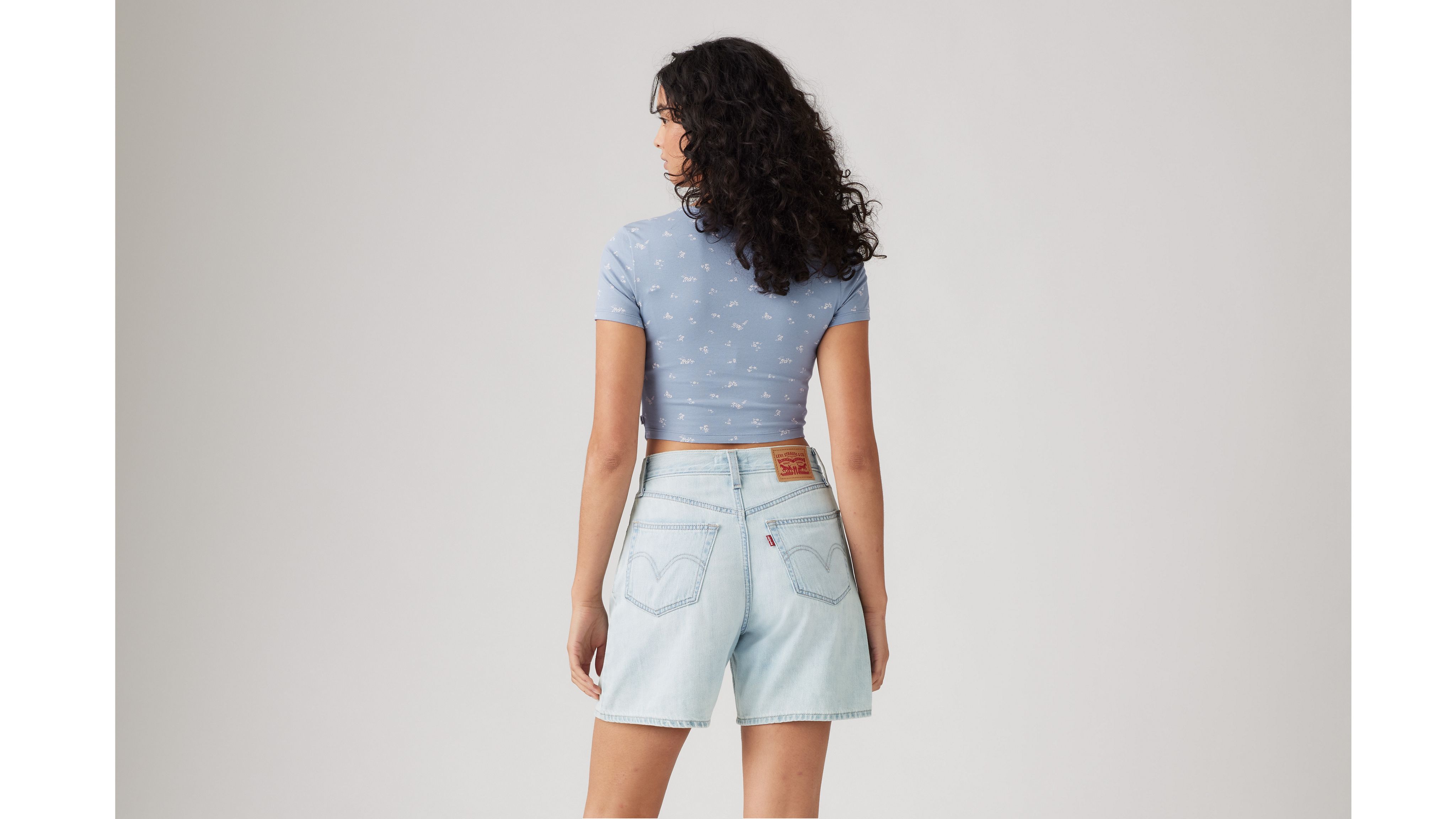 Levi's Lyra T-shirt In Dusty Blue