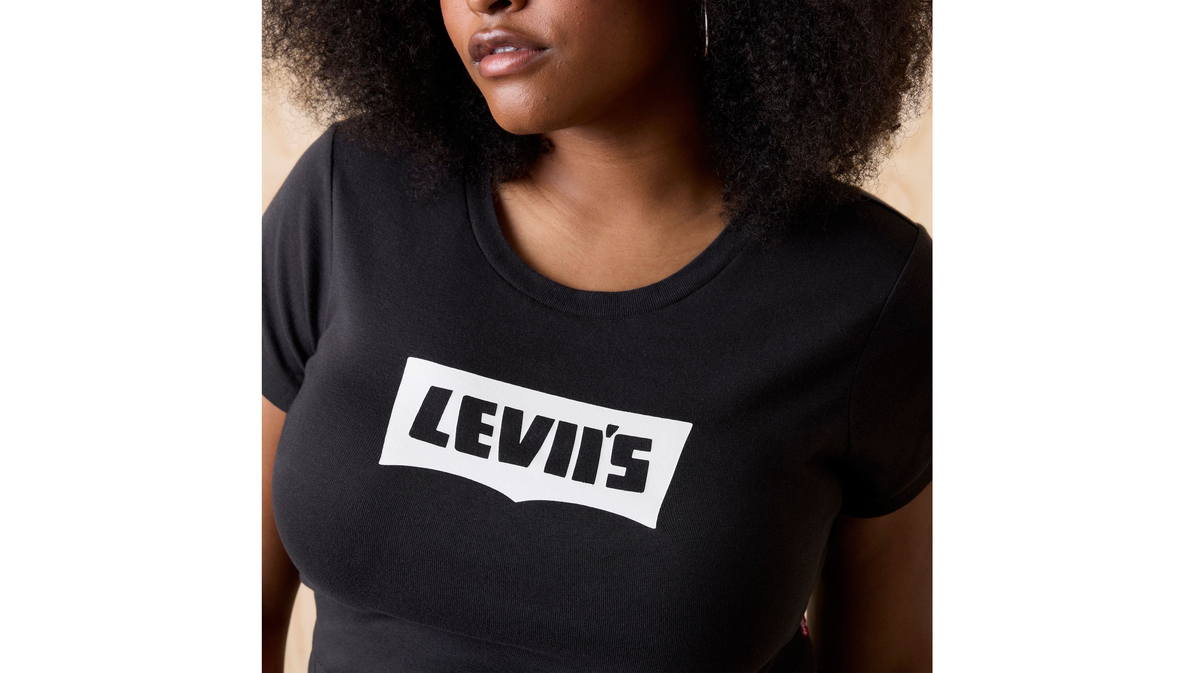 Beyoncé X Levi's® Graphic Essential Sporty Ringer Tee