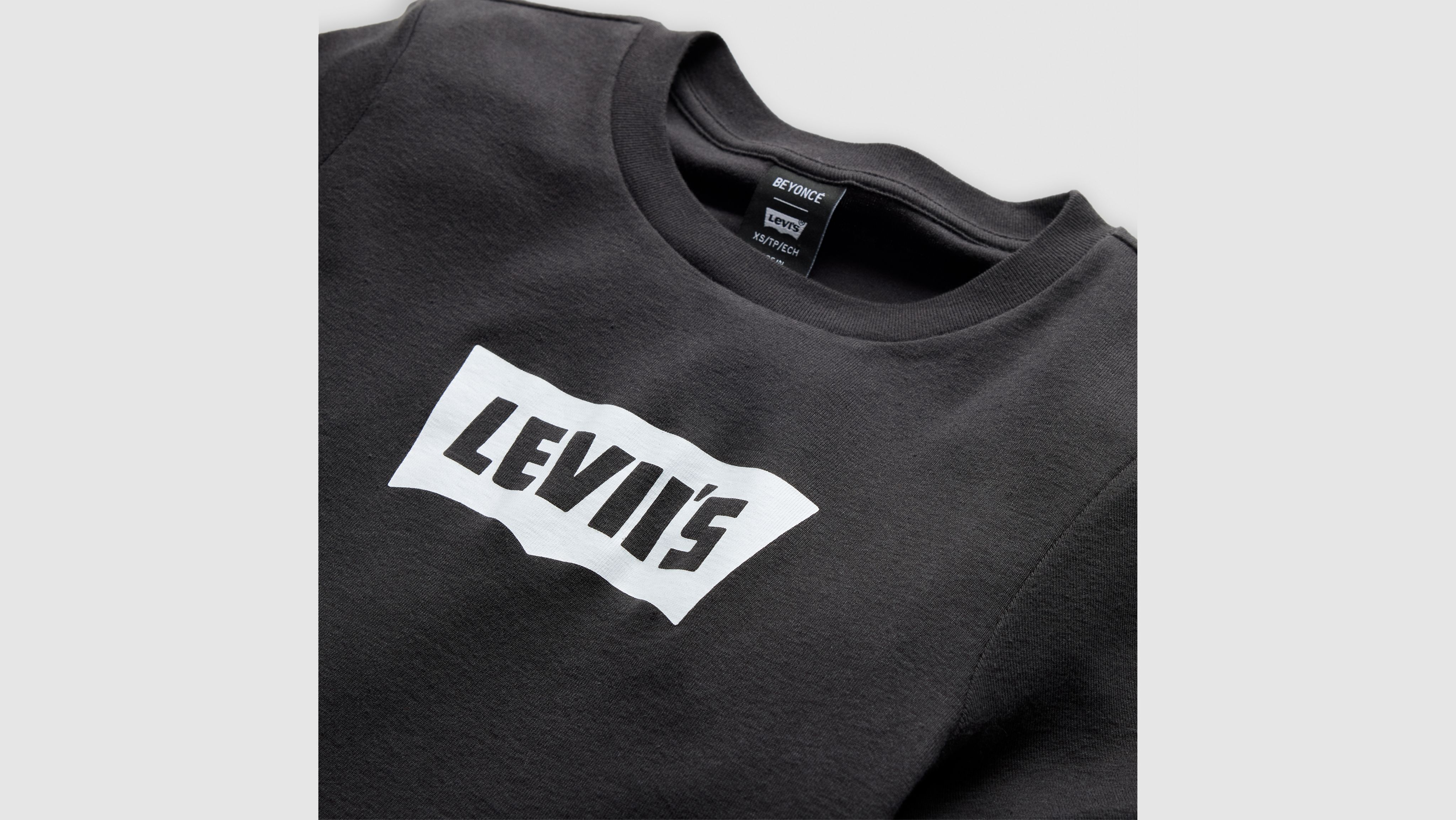 Graphic Essential Sporty Ringer Tee - Black | Levi's® US