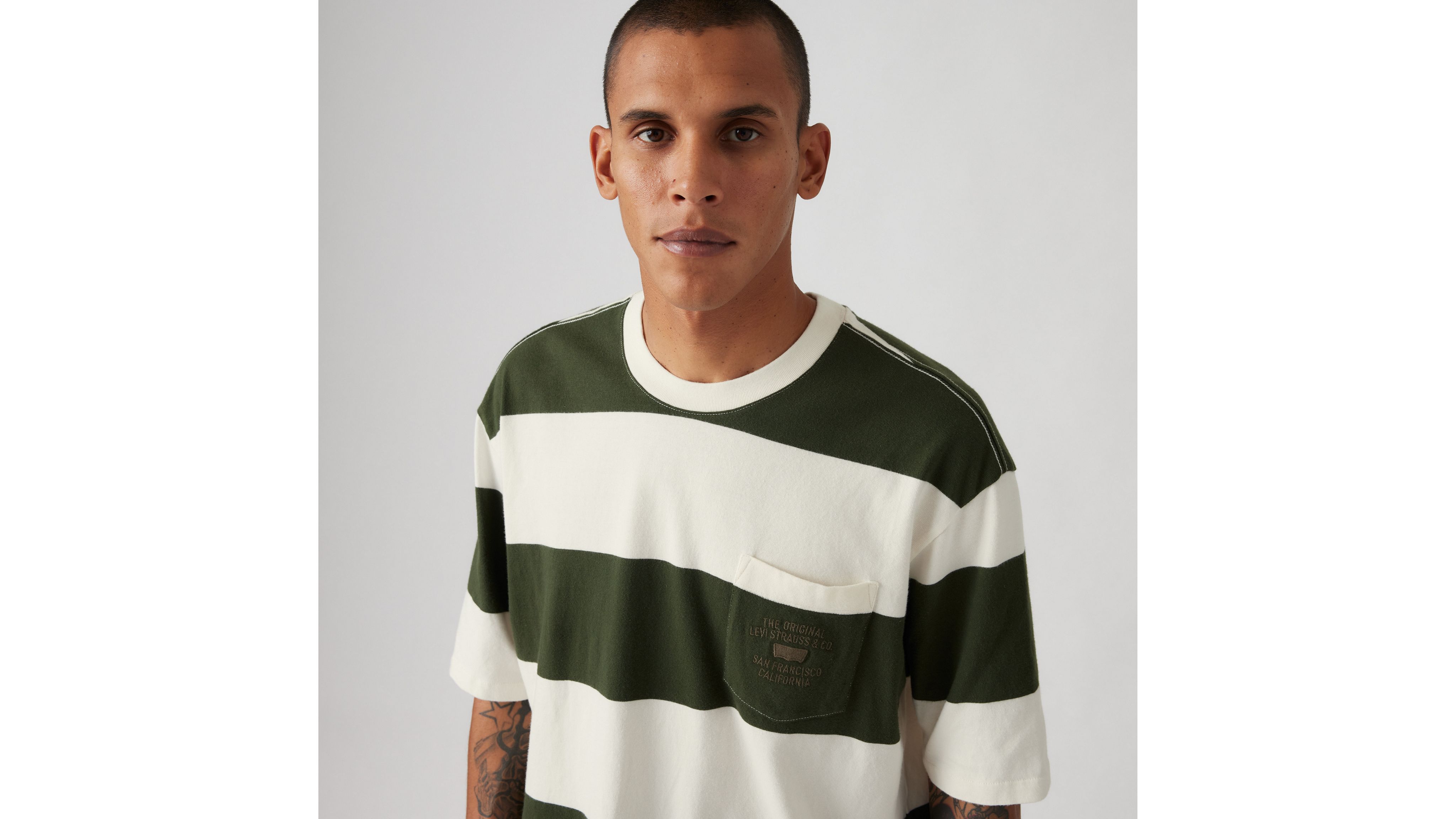 Stepped Hem Half-sleeve T-shirt - Blue | Levi's® US