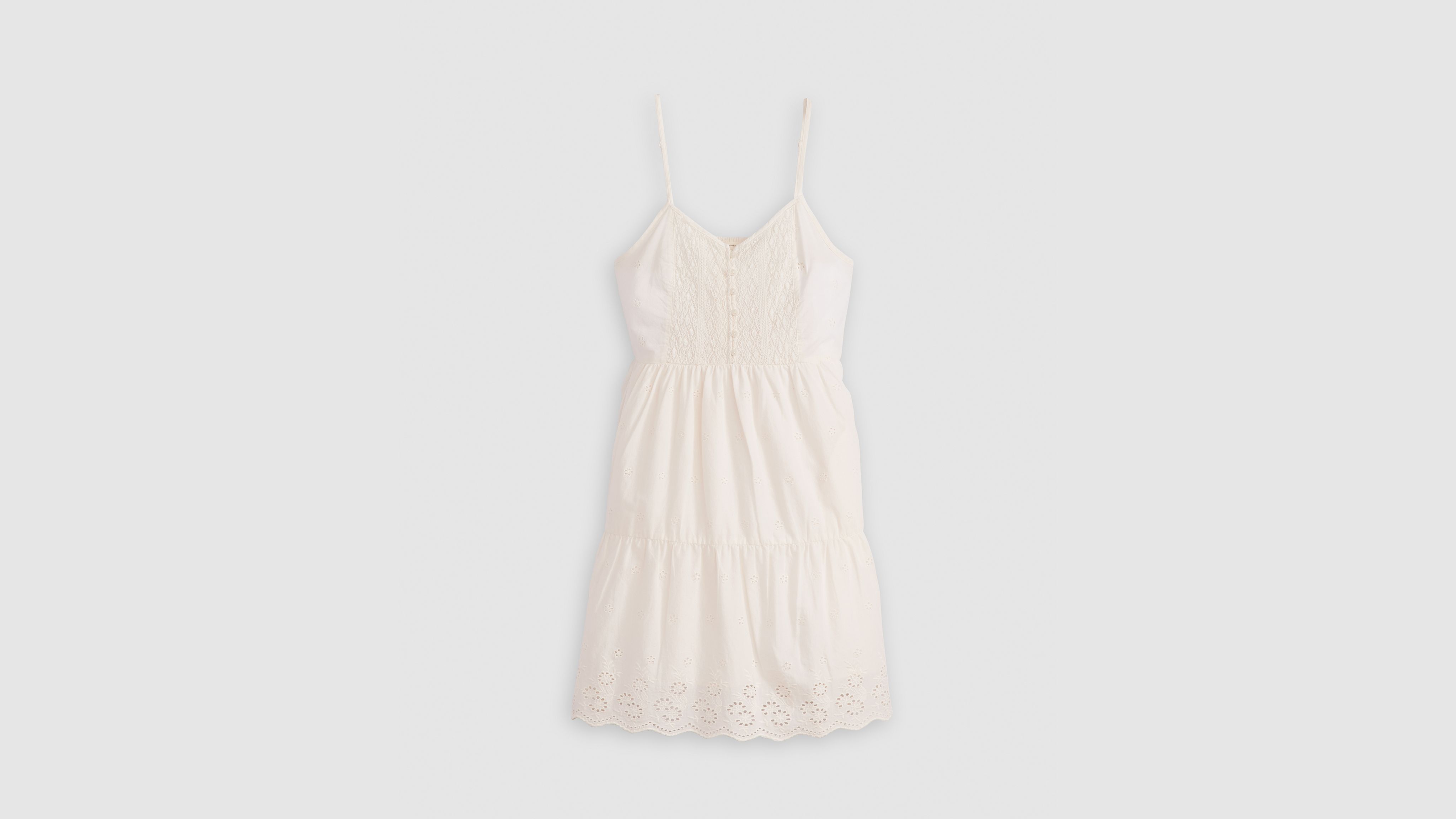 Shop Levi's Cora Mini Dress In Whisper White