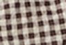 Hedi Micro Gingham Chocolate Truffle Seersucker - Bruin - Luella blouse