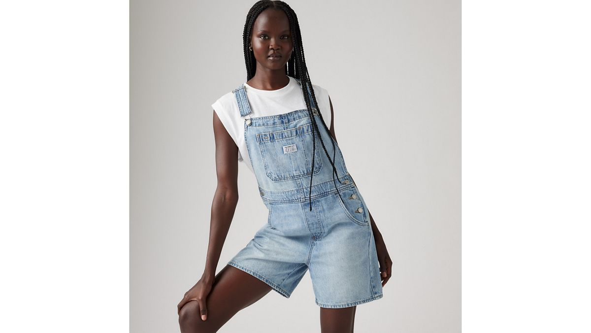 Utility LightweightShortalls — Summer Job - Light Wash