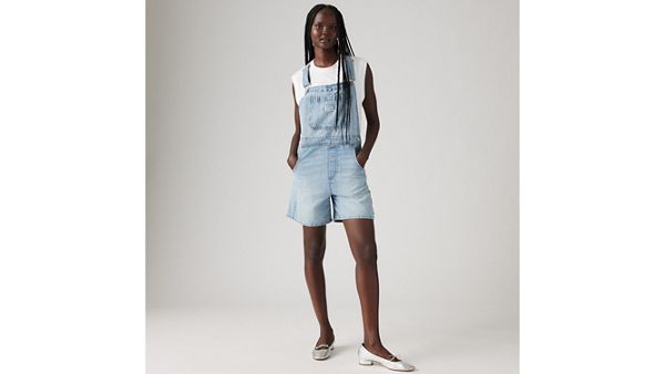 Utility LightweightShortalls — Summer Job - Light Wash