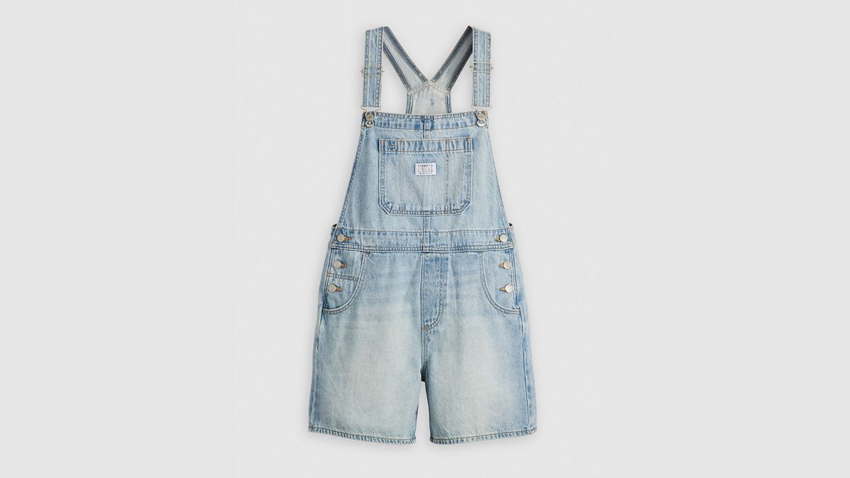 Utility LightweightShortalls — Summer Job - Light Wash