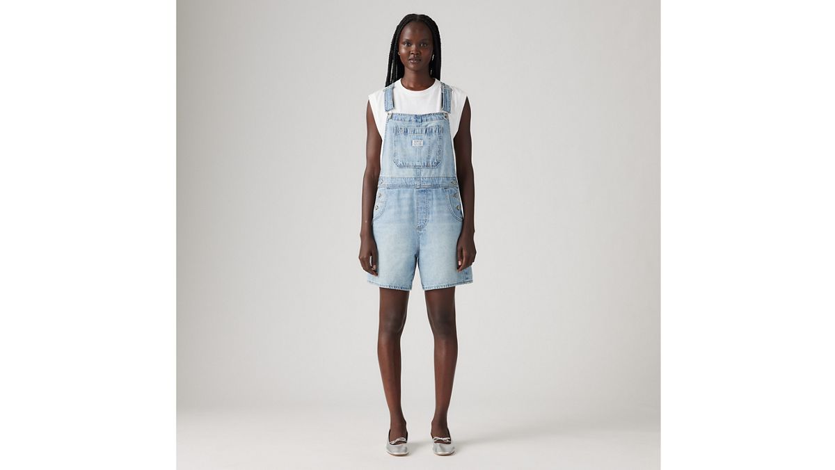 Utility LightweightShortalls — Summer Job - Light Wash
