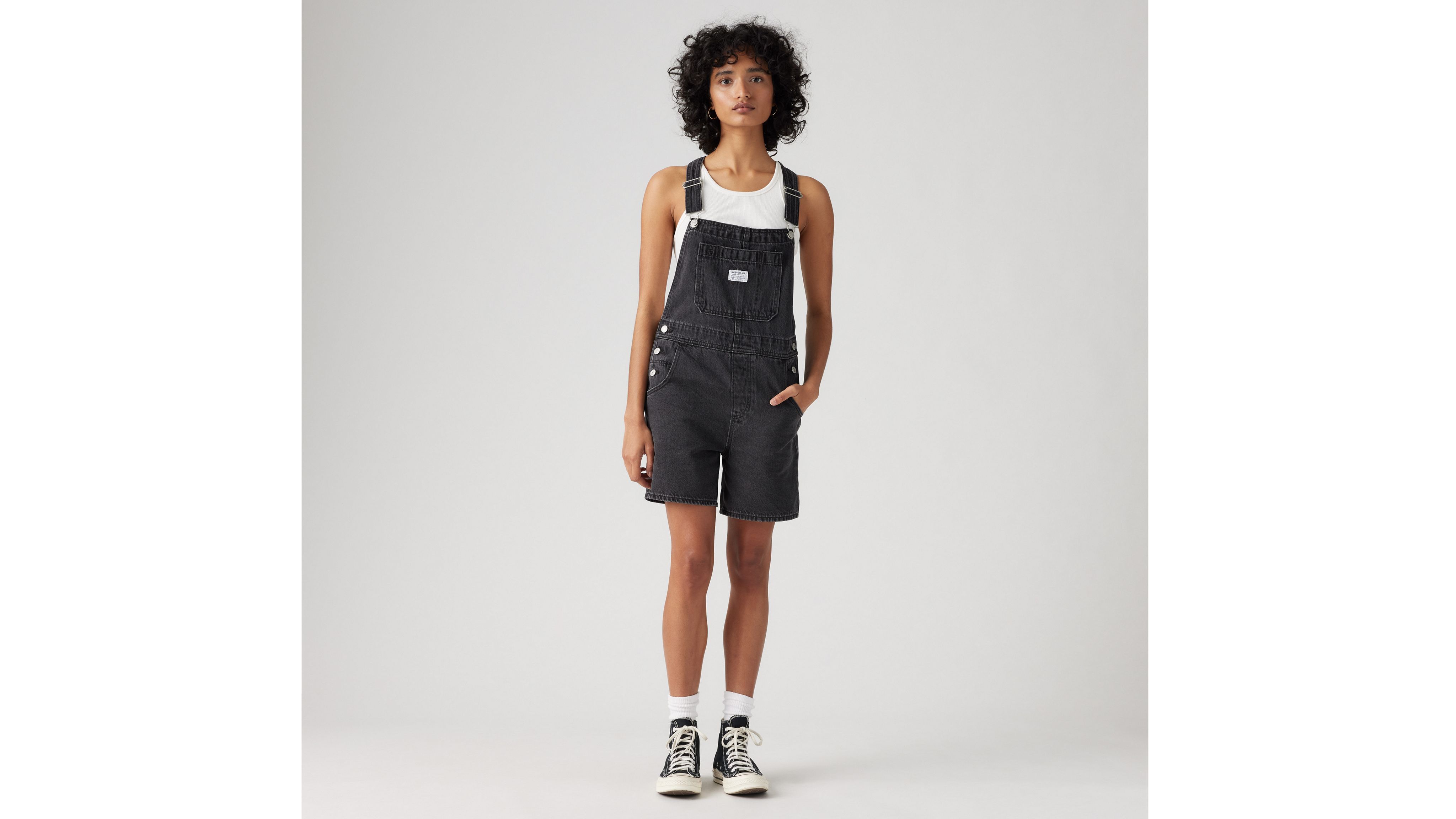 Levi's Utility Shortalls In Don't Cut