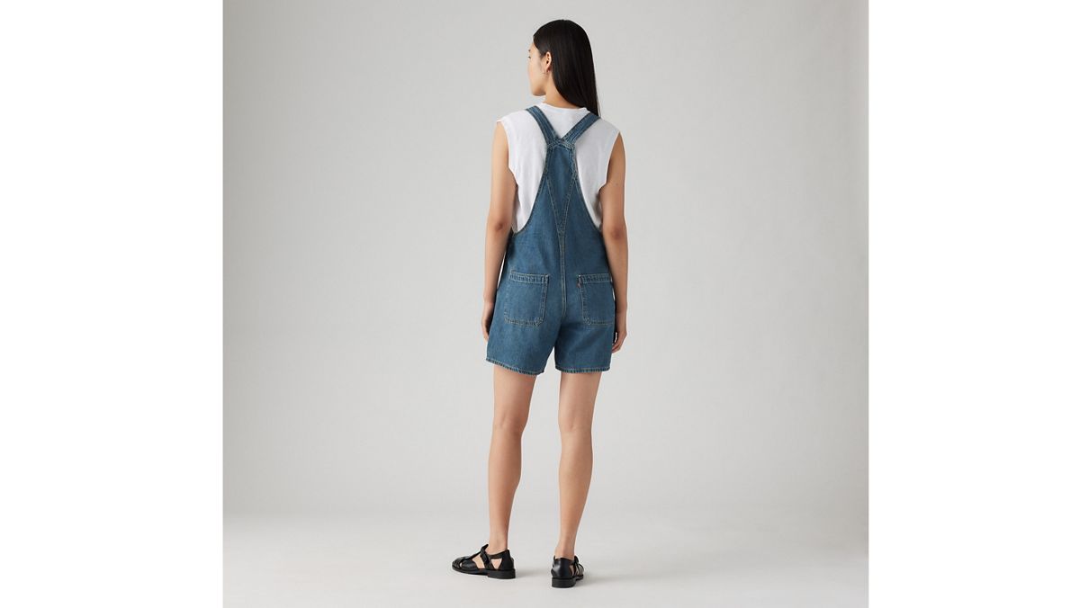 Utility Lightweight Shortalls — Anniversary Party - Dark Wash