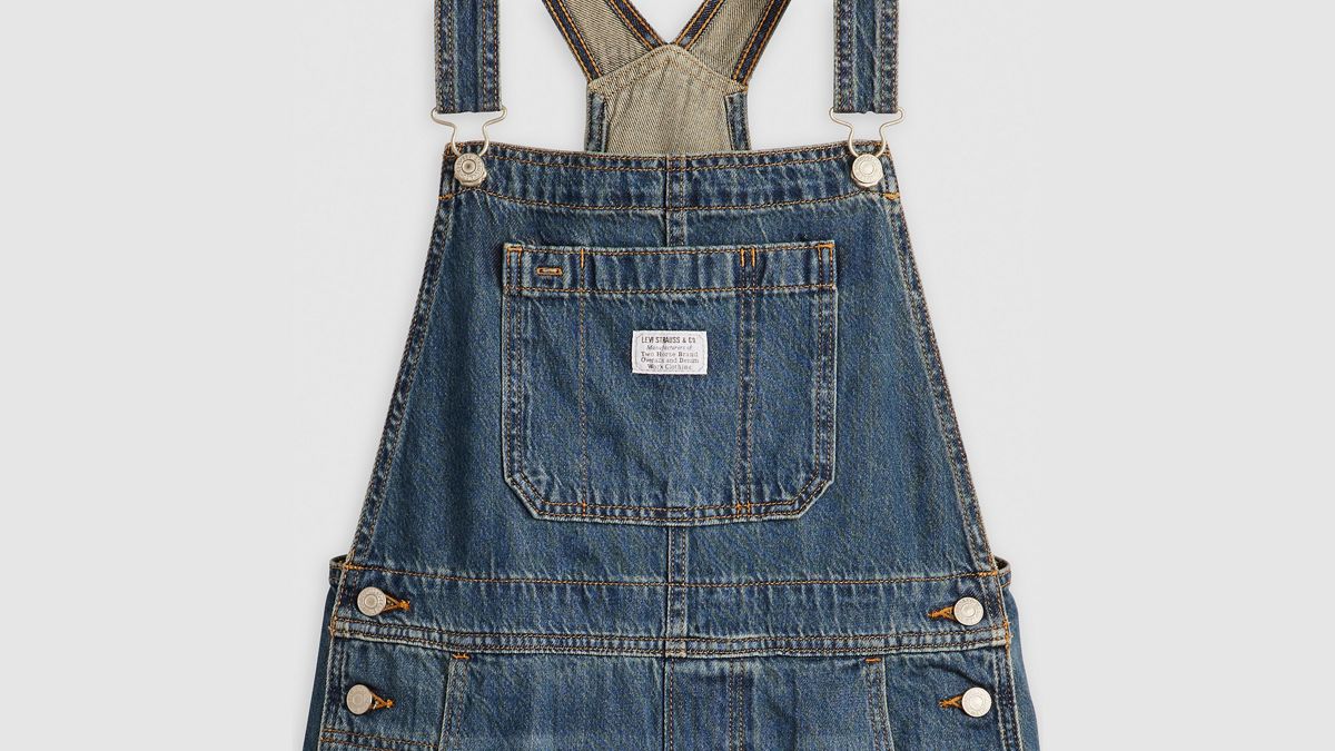 Utility Lightweight Shortalls — Anniversary Party - Dark Wash