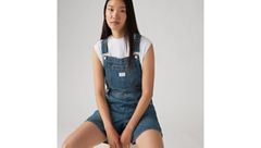 Utility Lightweight Shortalls — Anniversary Party - Dark Wash 2