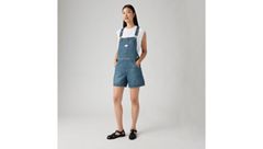 Utility Lightweight Shortalls — Anniversary Party - Dark Wash 1