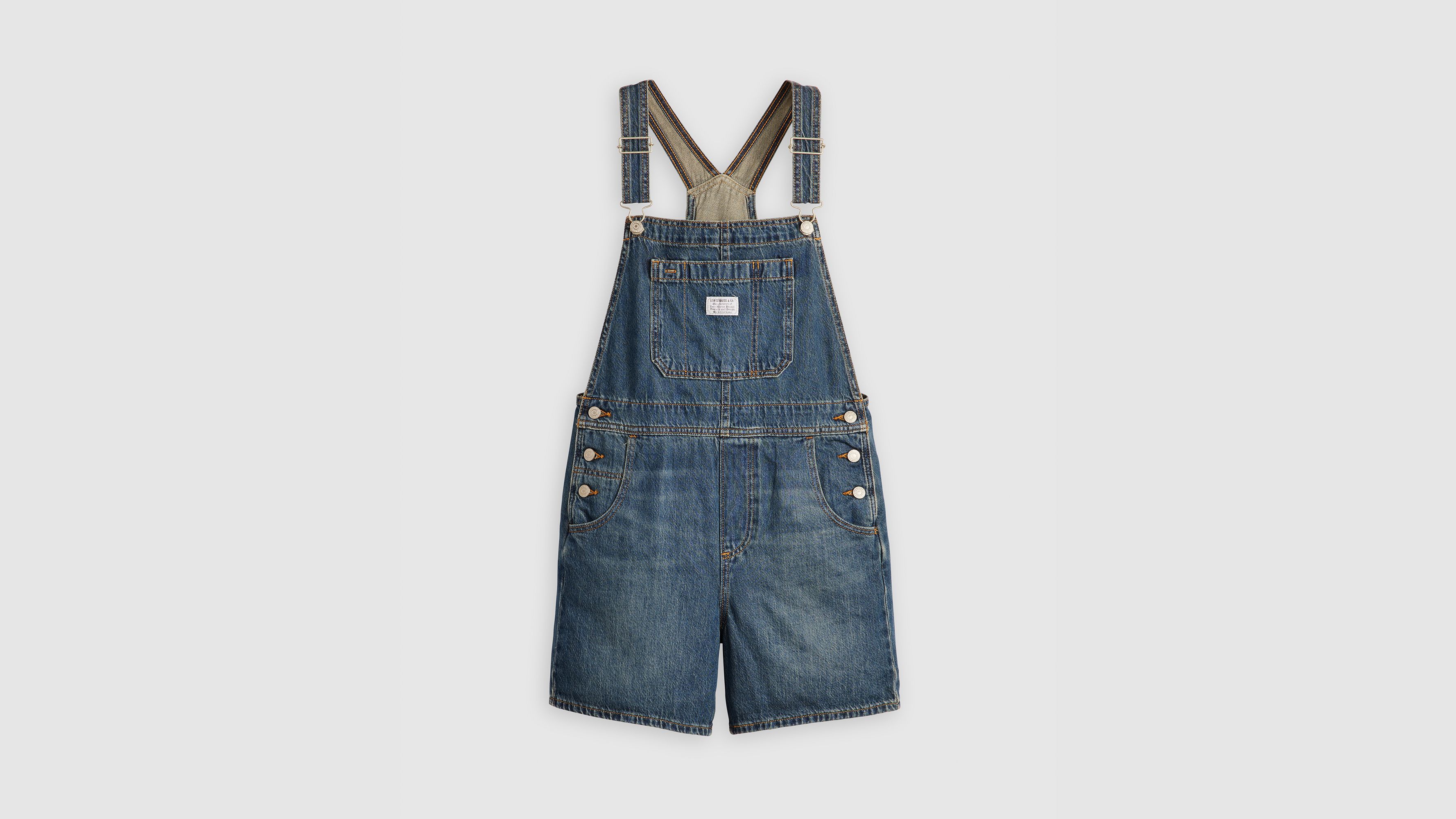 オールインワン・サロペット Levi's Utility Shortall Utility Shortalls - Dark Wash | Levi's® US