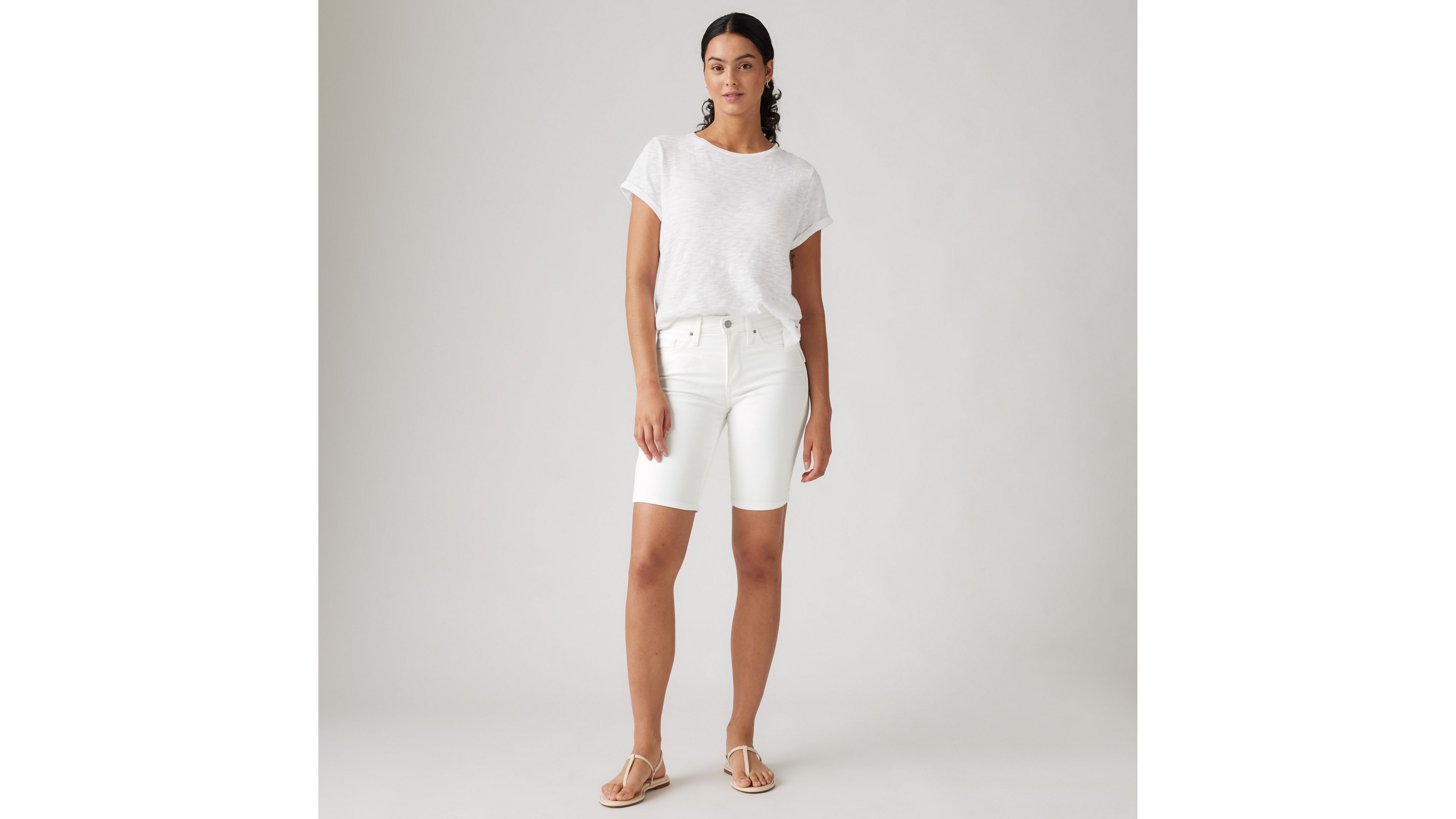 LEVI'S SHAPING BERMUDA WOMEN'S SHORTS 34 