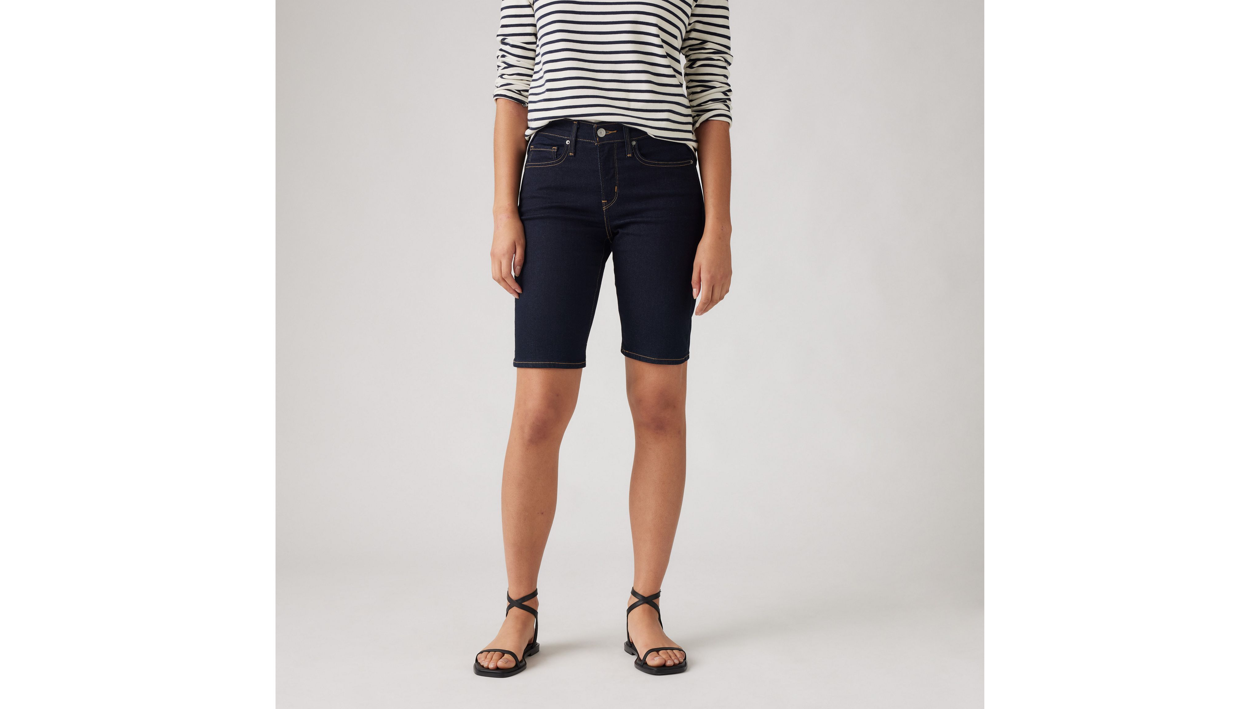 LEVI'S SHAPING BERMUDA WOMEN'S SHORTS 34 