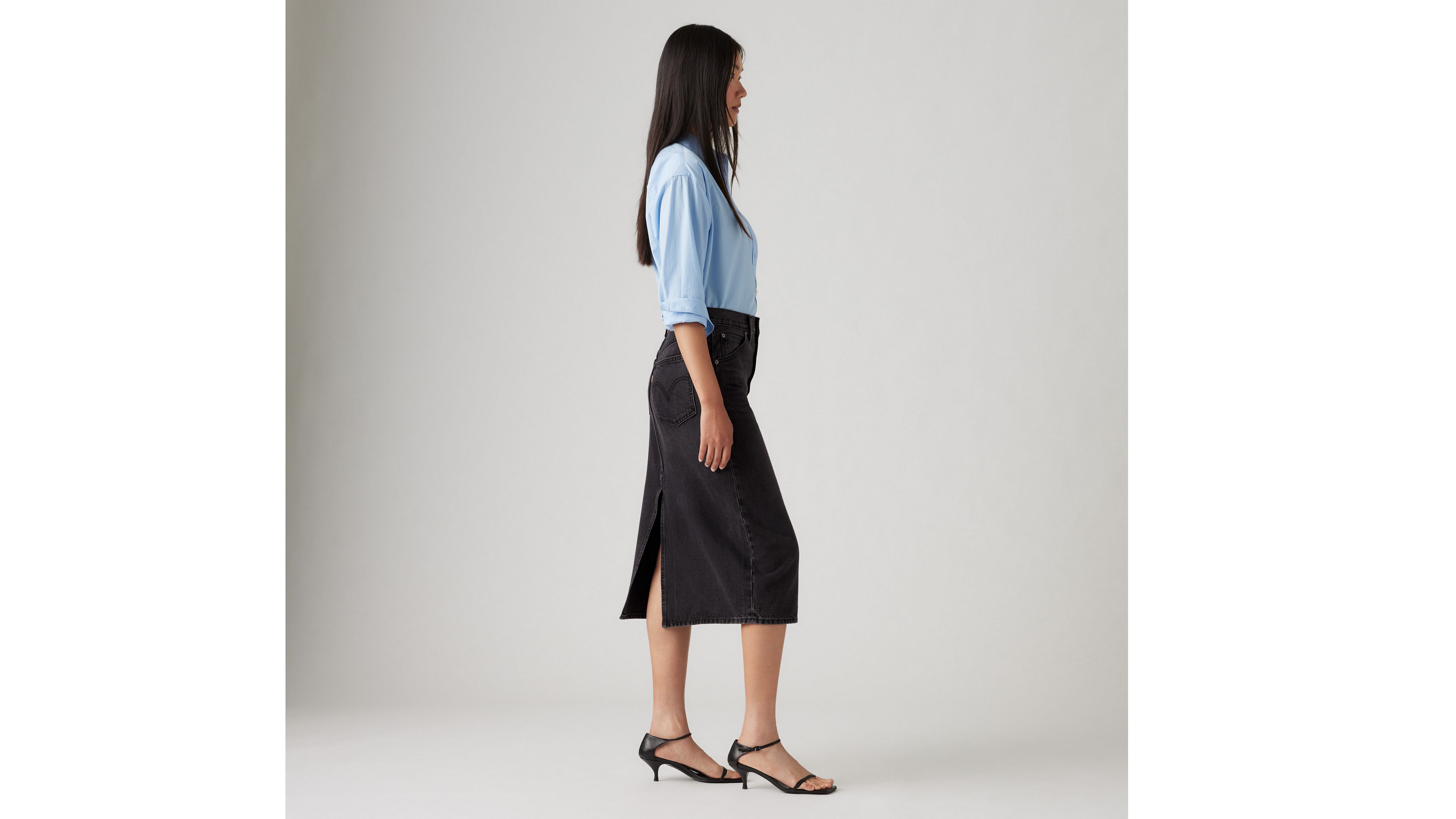 Gonna con spacco a vita alta 3