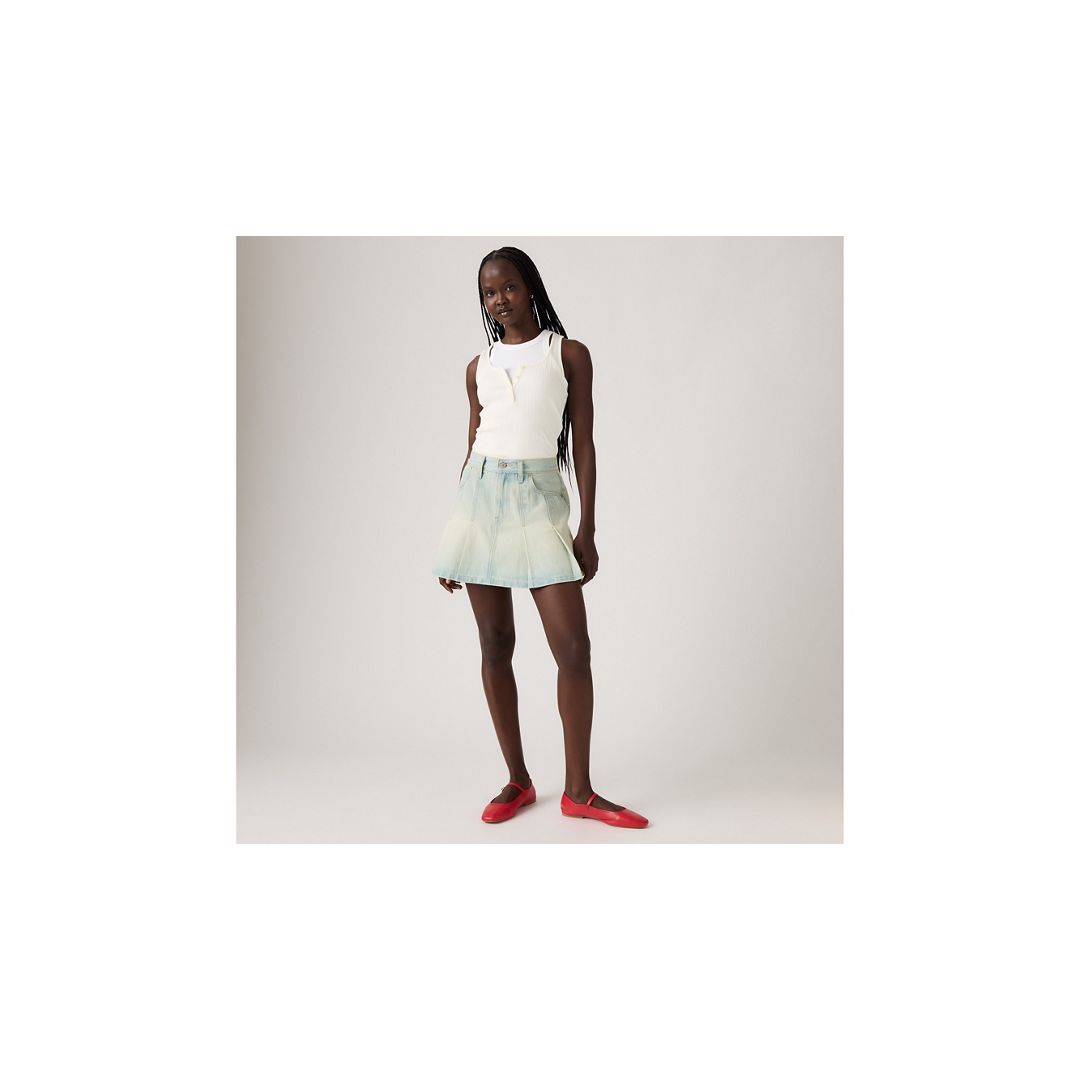 Levi's Pleated Mini Skirt