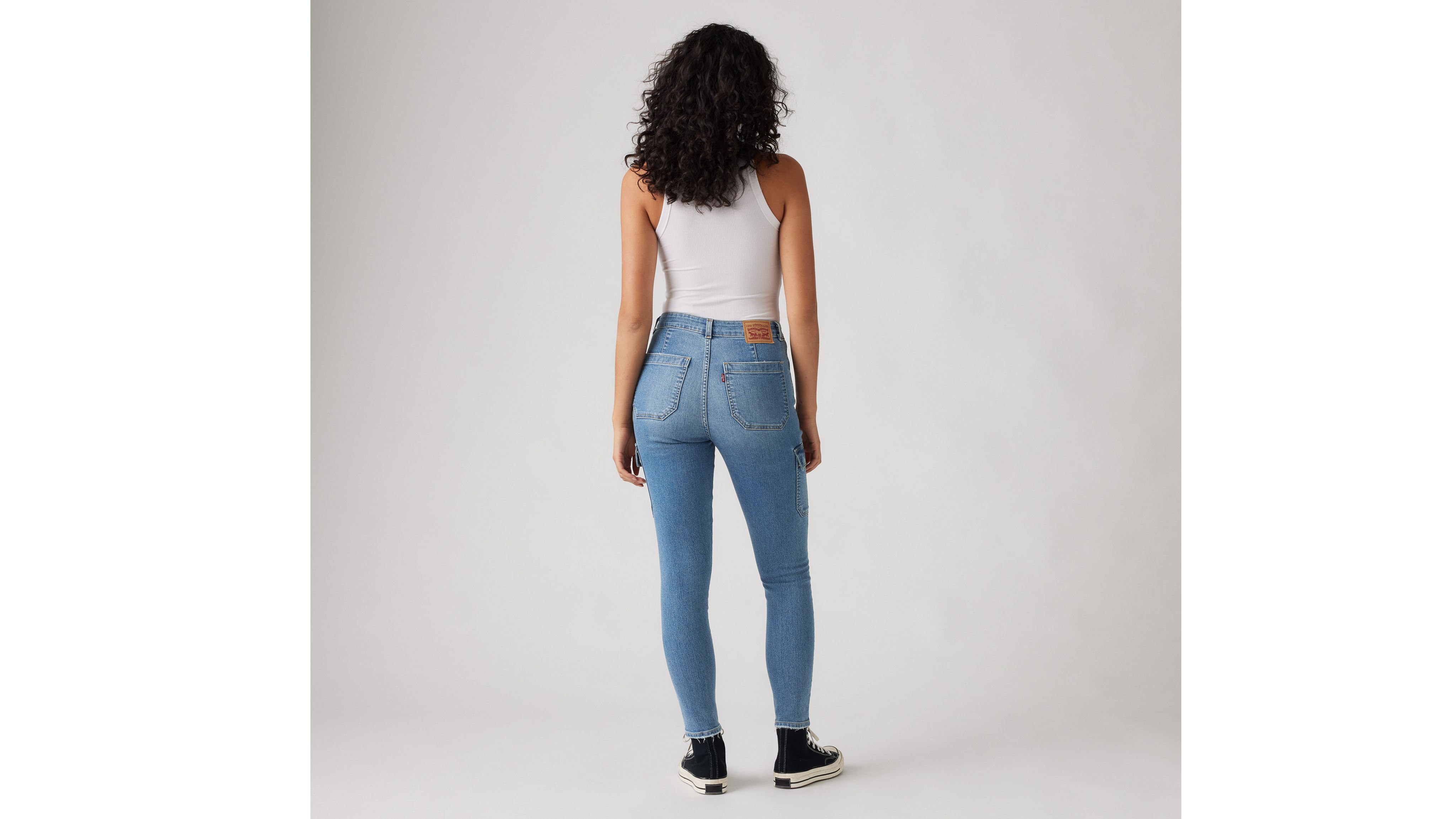 Levi's 721 High Rise Skinny Cargo Women's Jeans 30x30 In Many Thanks
