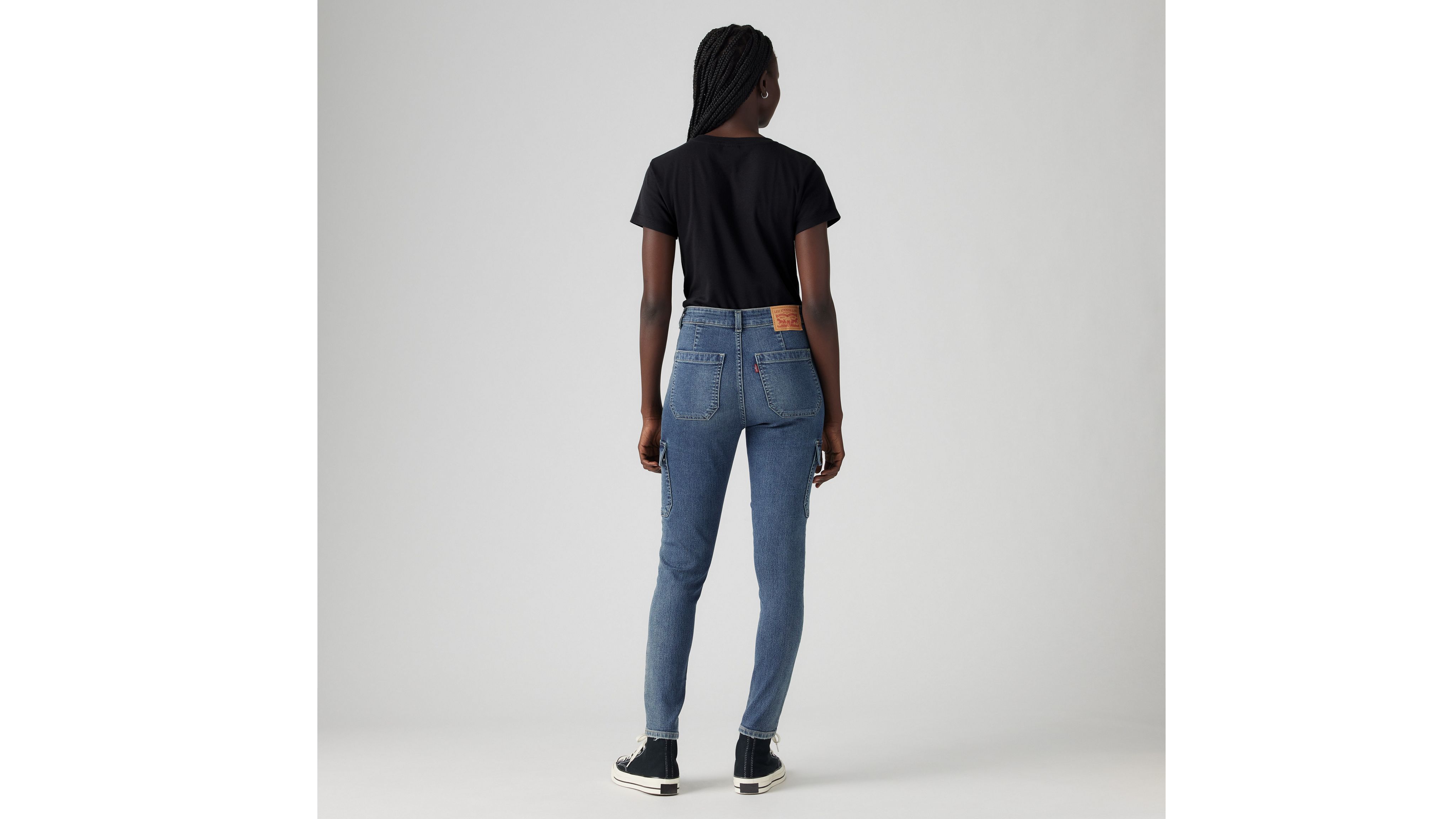 721 High Rise Skinny Cargo Women's Jeans 4