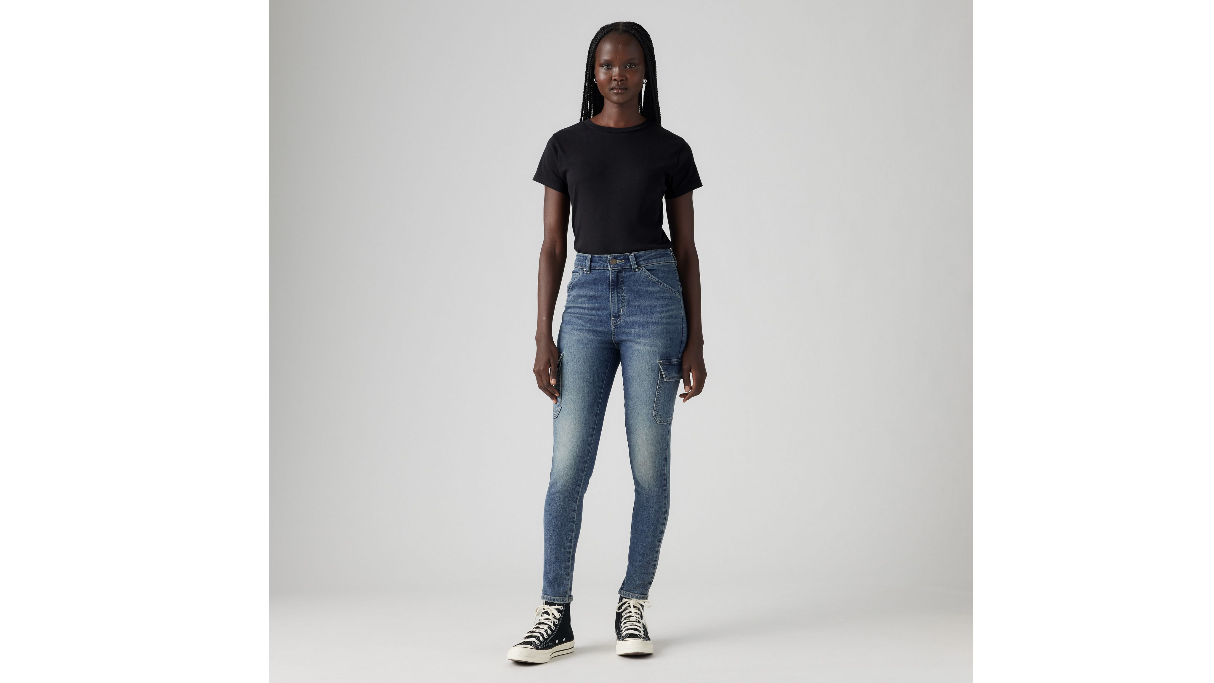 721 High Rise Skinny Cargo Women's Jeans 3