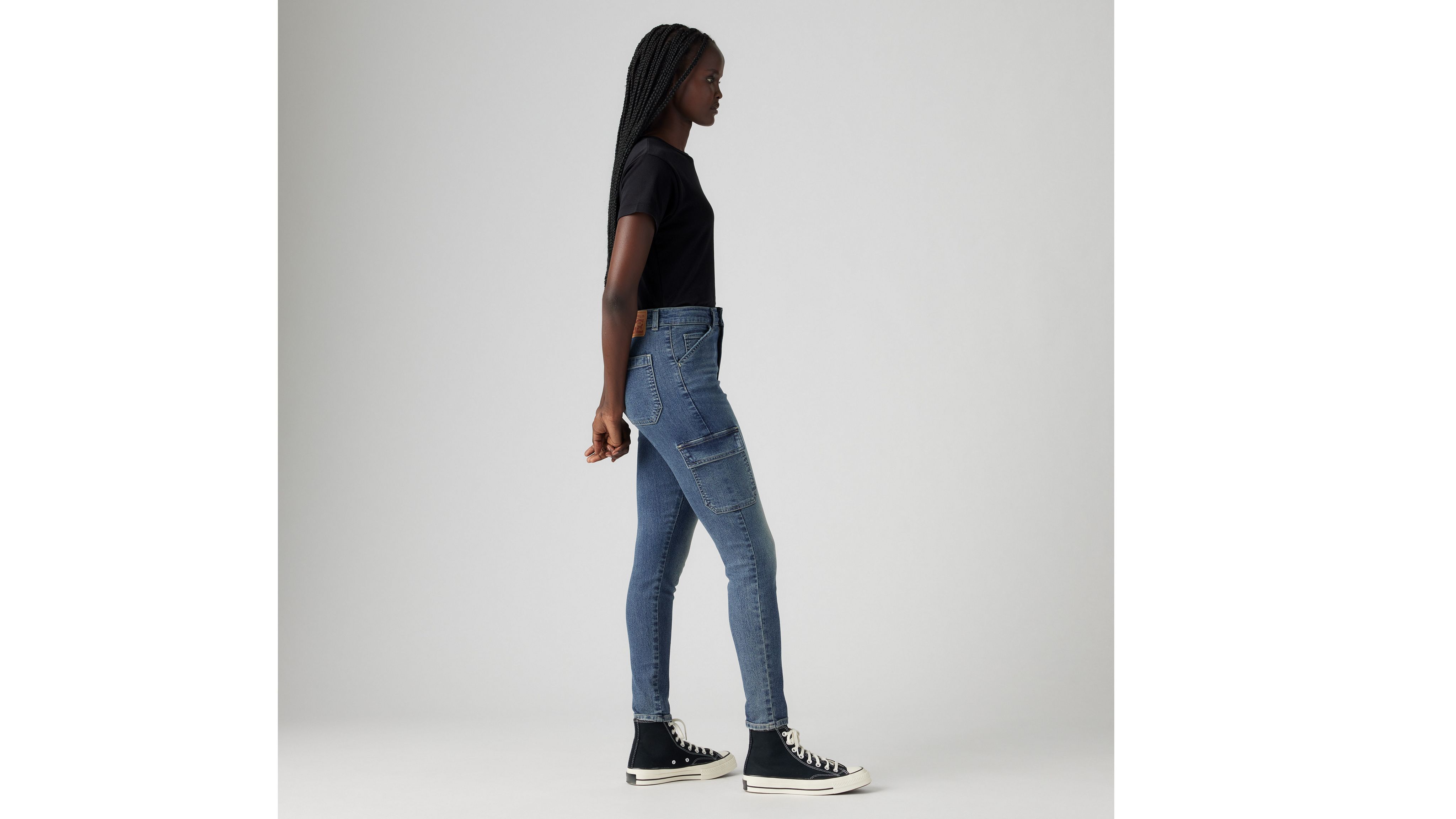 721 High Rise Skinny Cargo Women's Jeans 3