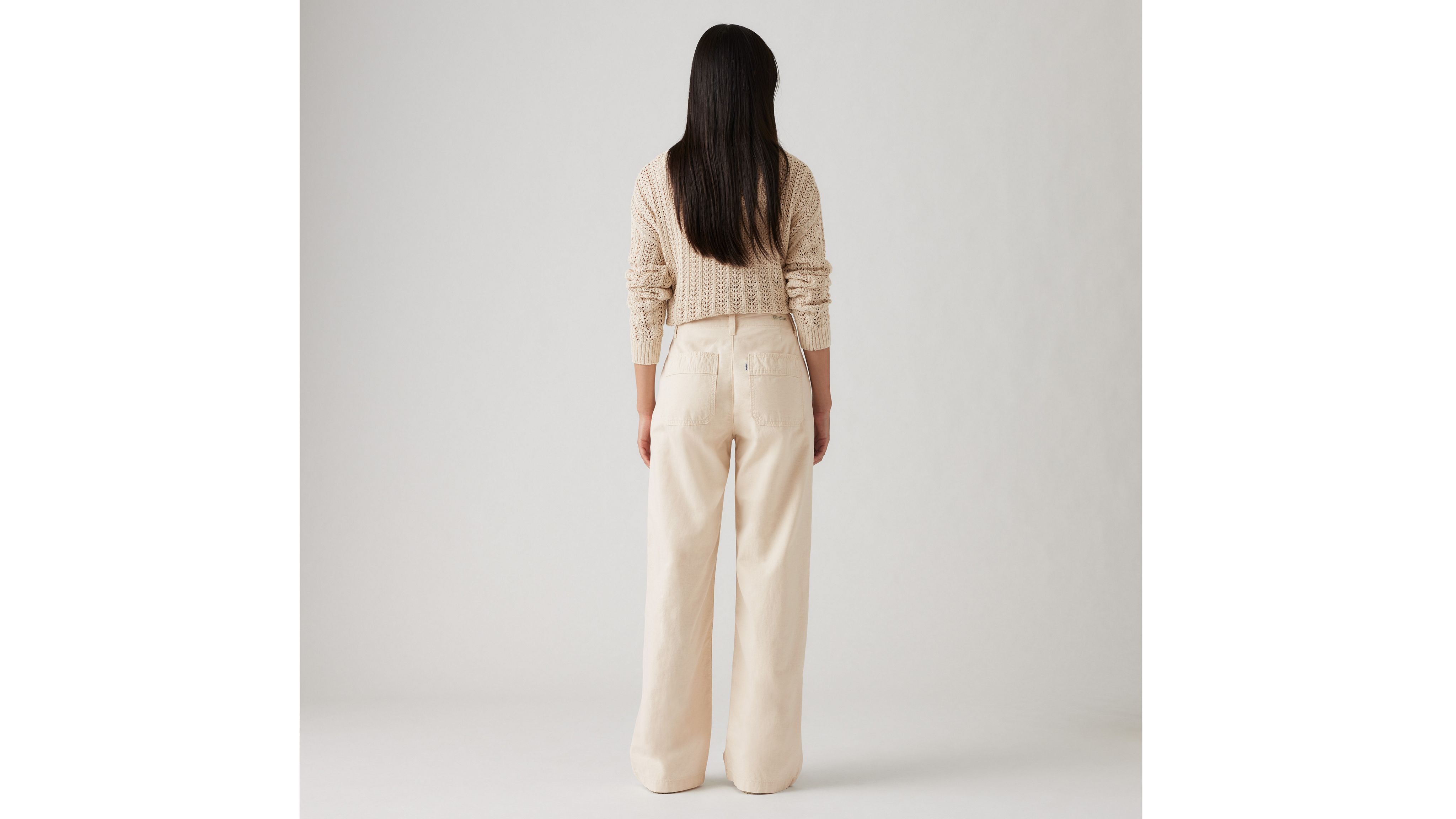 90s Straight Lightweight Women's Pants - White | Levi's® US