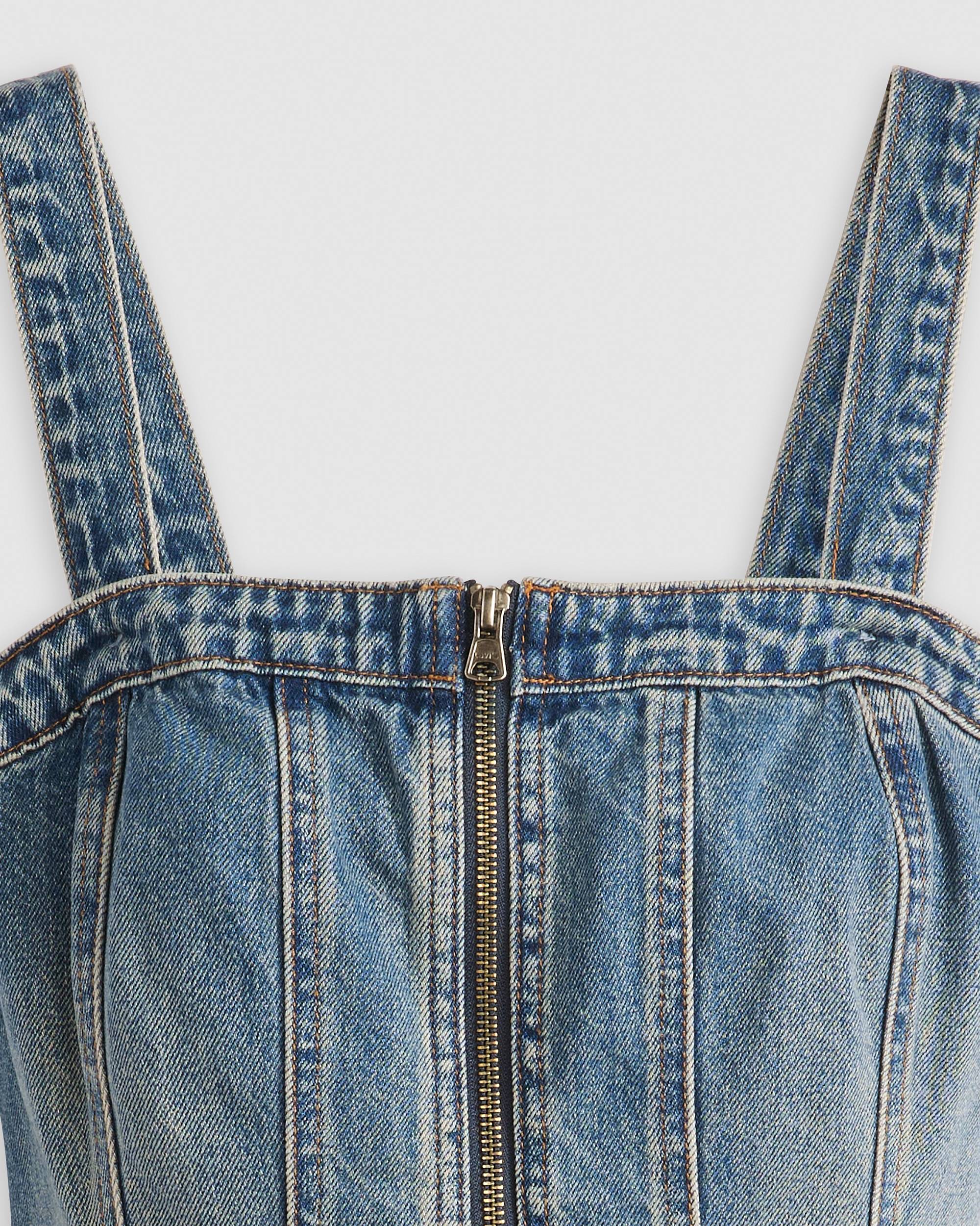 Sculpted Bustier Top - Medium Wash | Levi's® US Sculpted Bustier Top - Medium Wash | Levi's® US