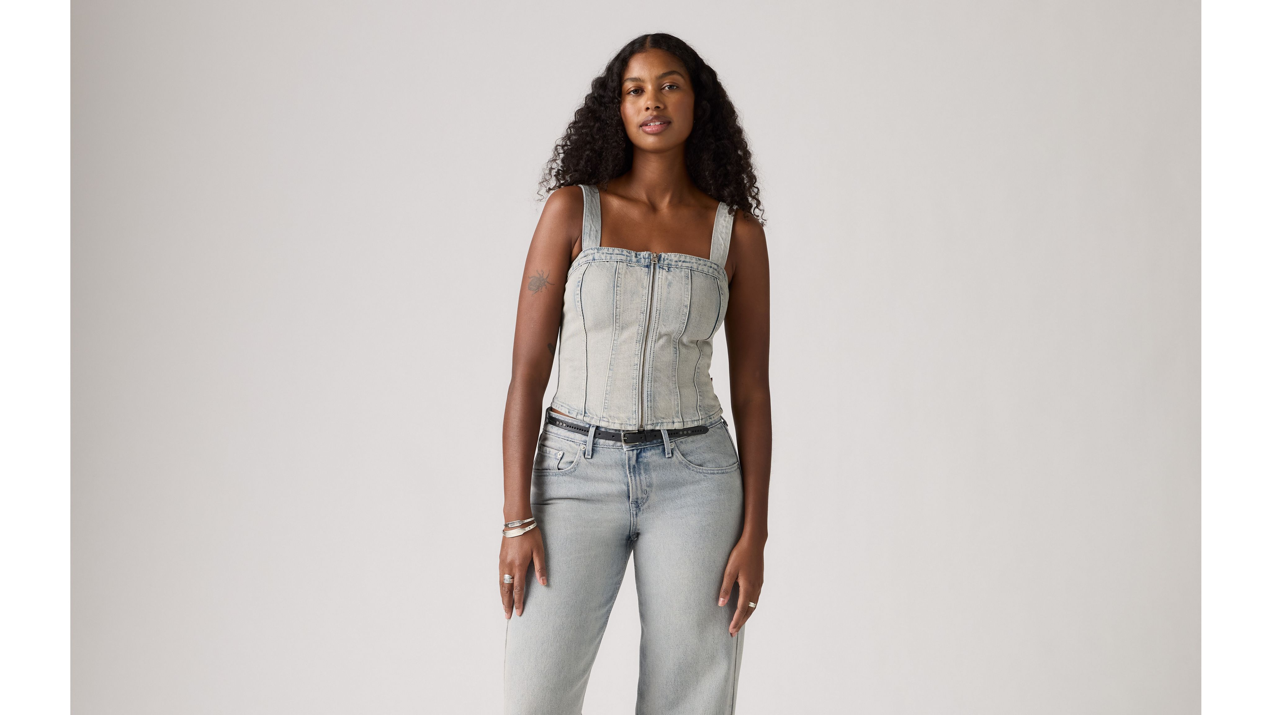 Sculpted Bustier - Grey | Levi's® US