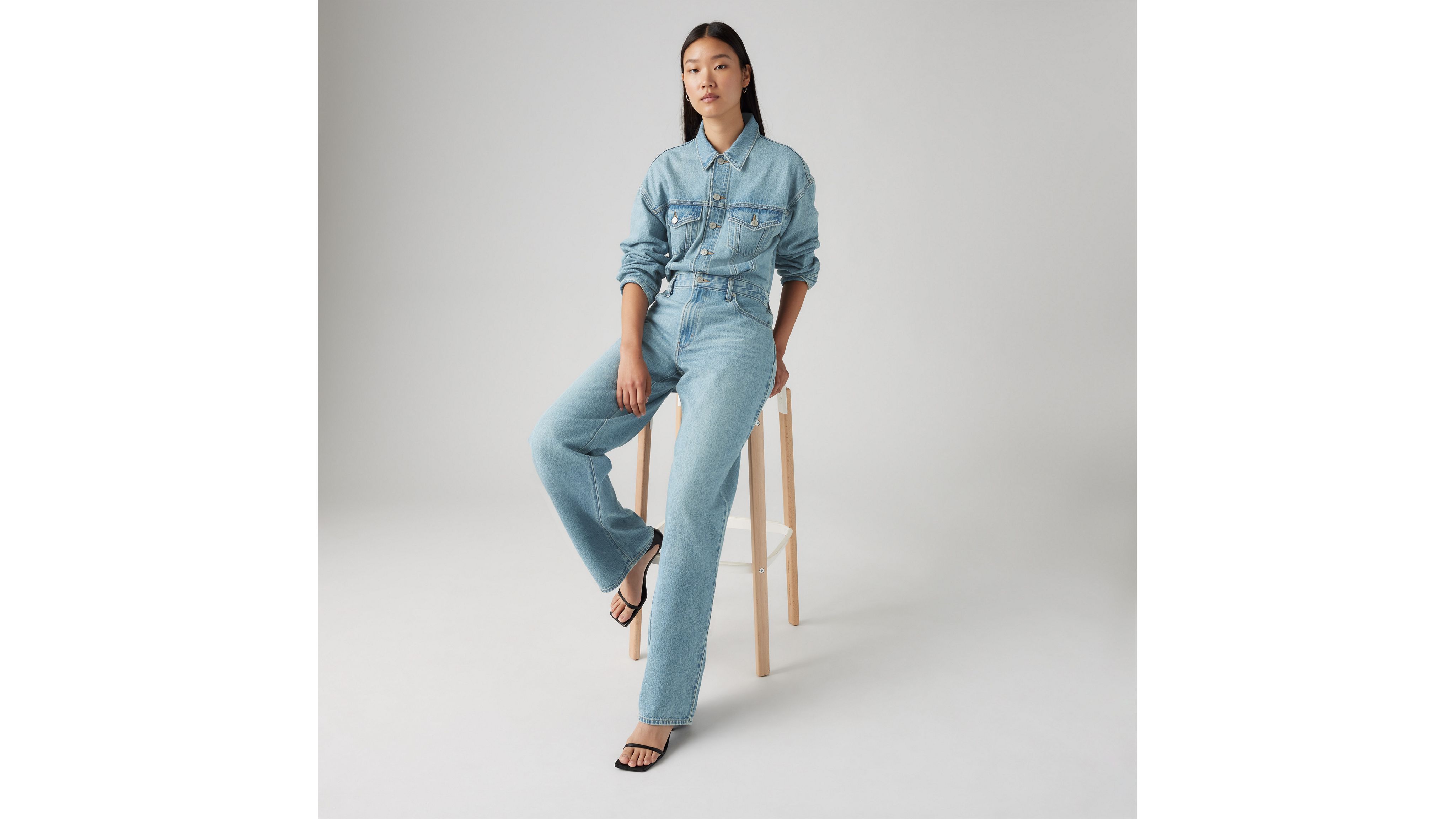 Levi's Baggy Jumpsuit In Candle Light