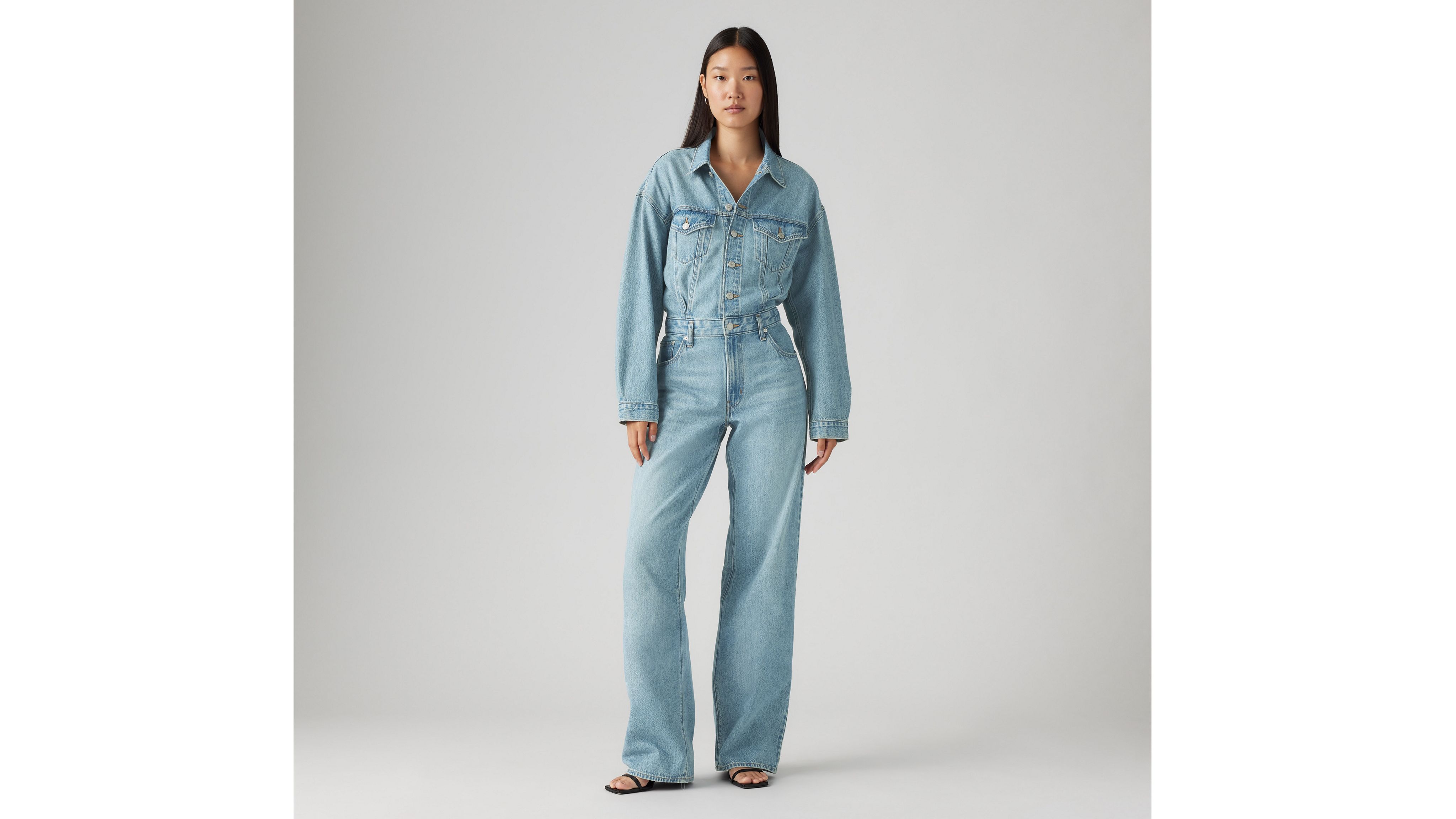 Levi's Baggy Jumpsuit In Candle Light