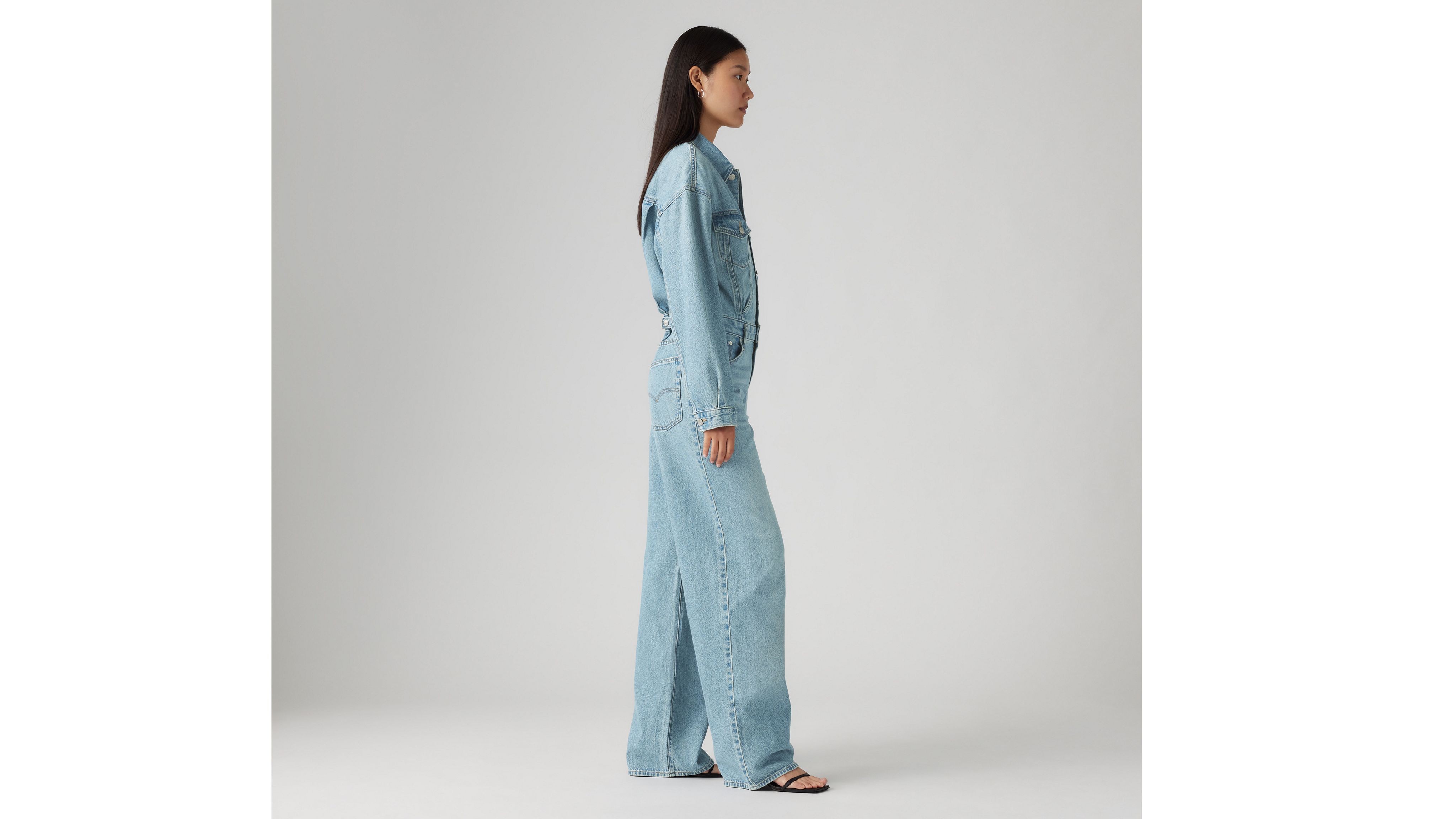Levi's Baggy Jumpsuit In Candle Light