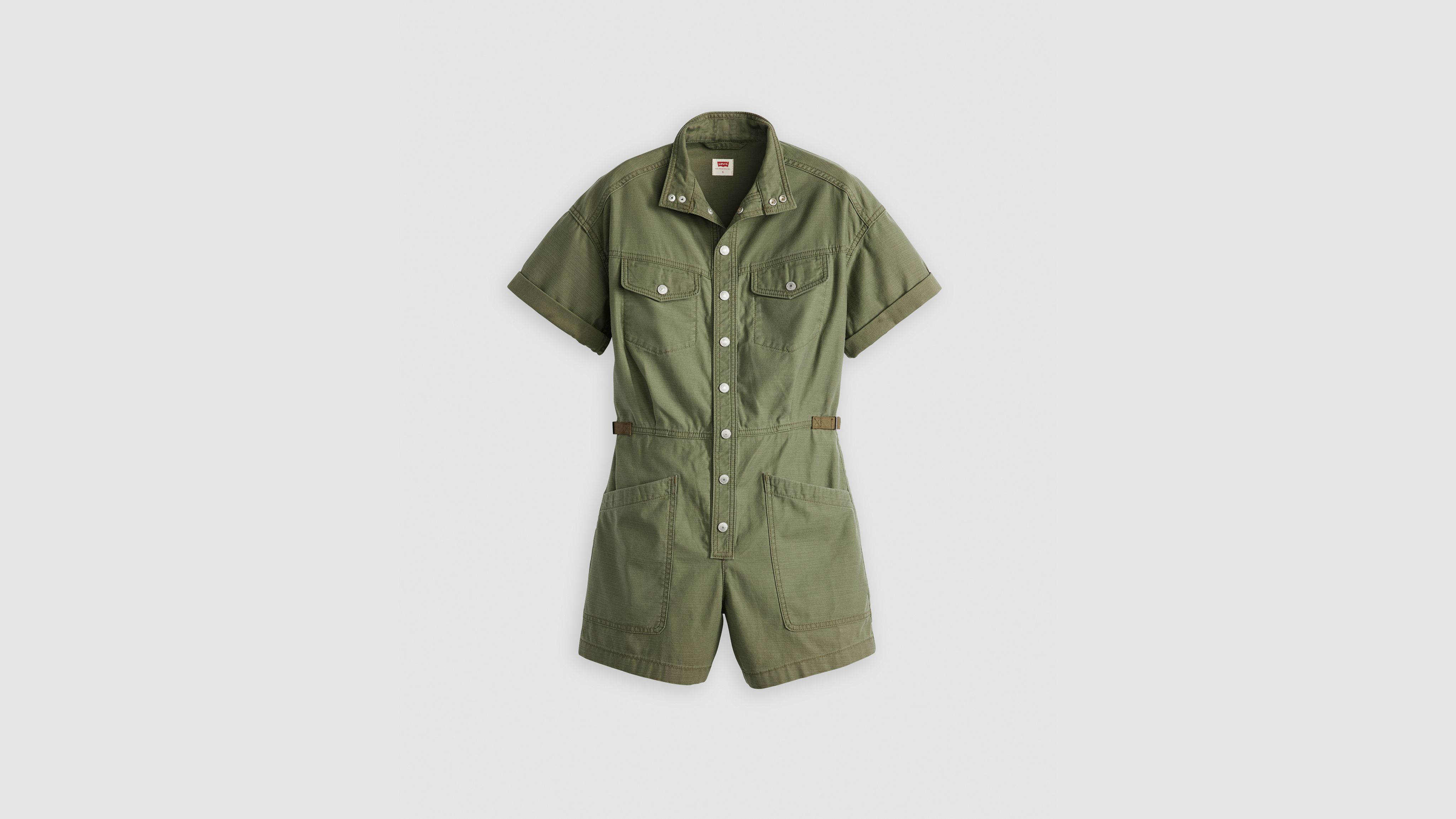 Short Sleeve Surplus Romper 6