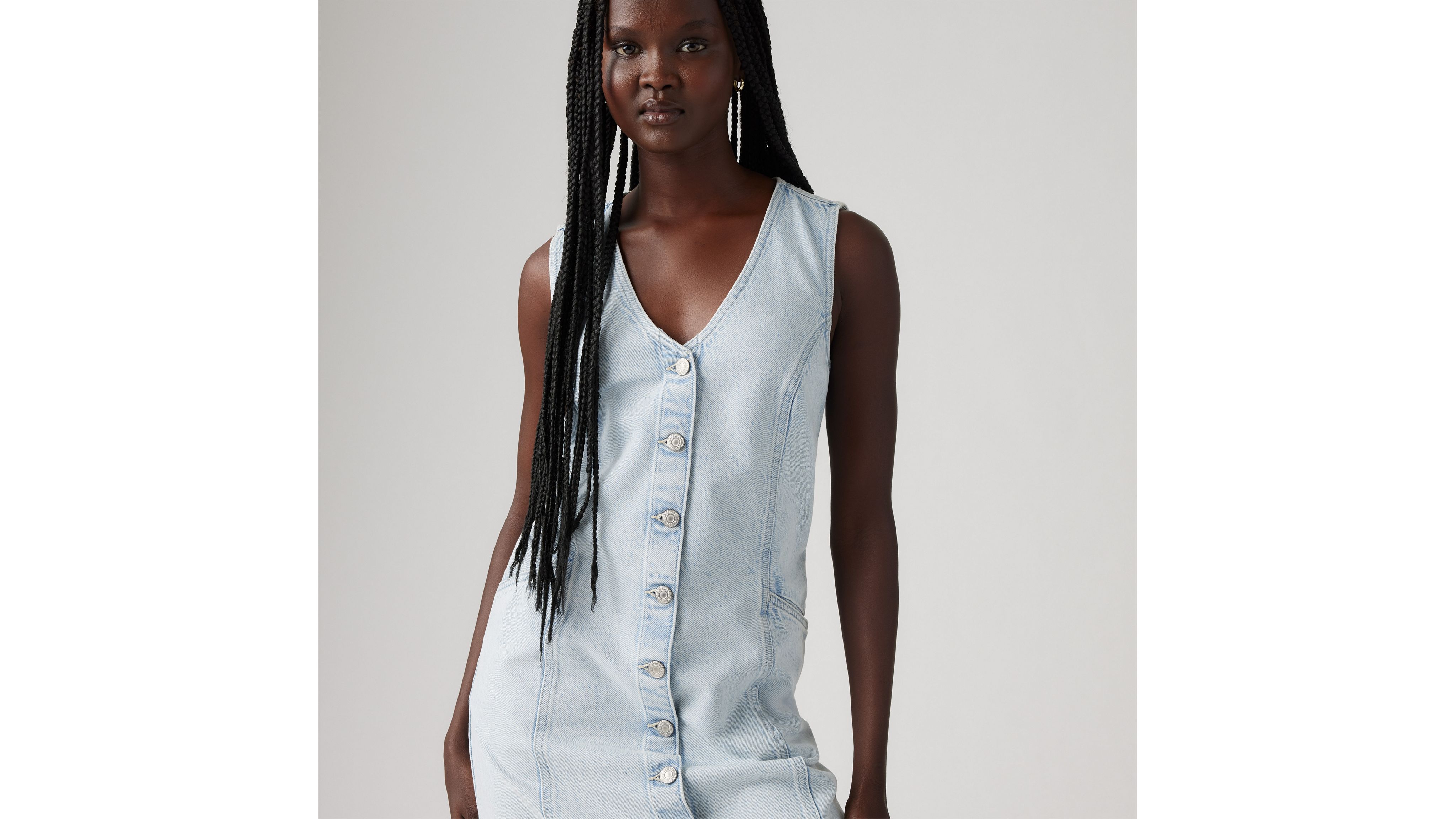 Levi's Vianna Vest Dress In Never Going To Change