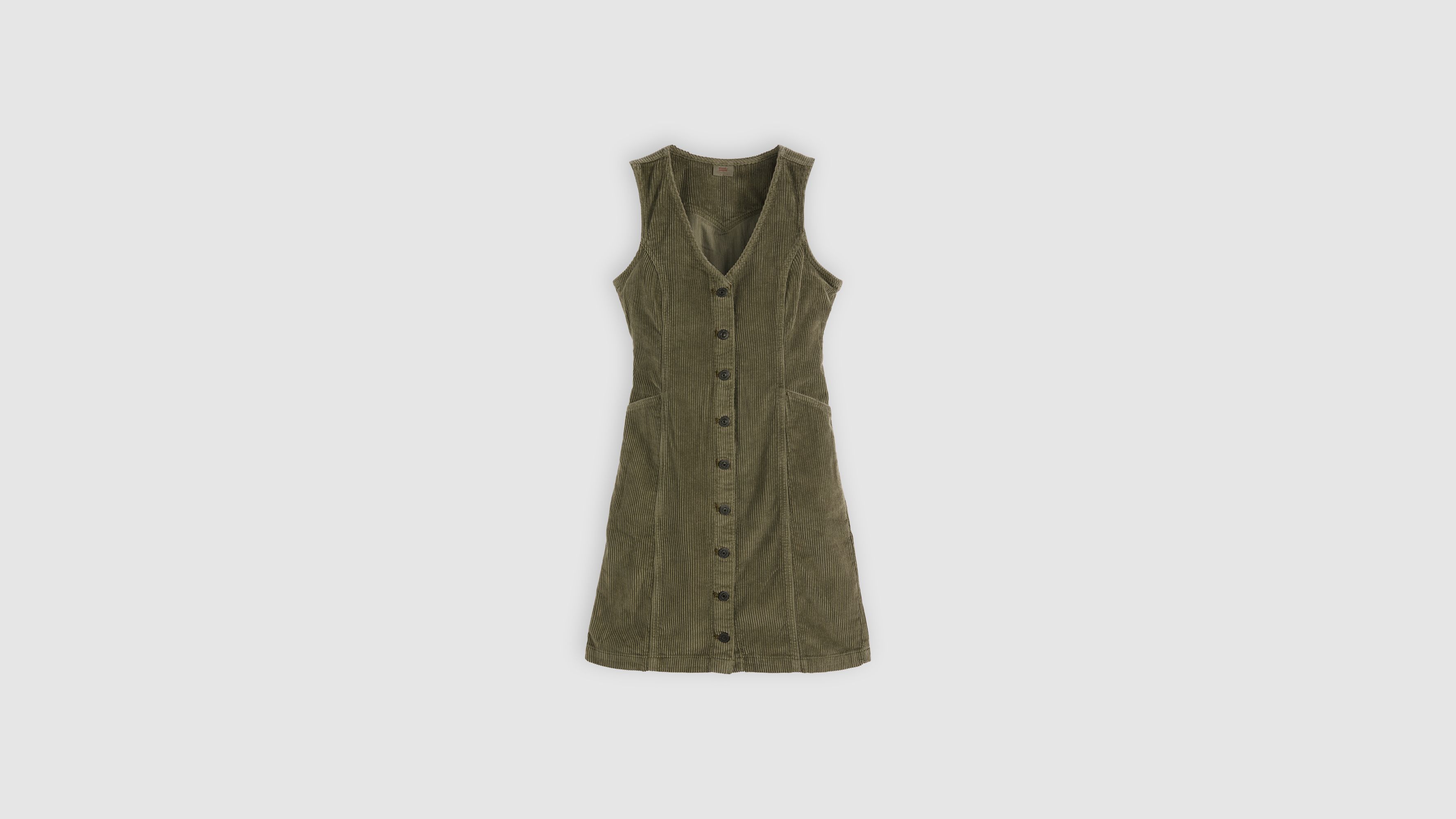 Levi's Vianna Vest Dress In Green