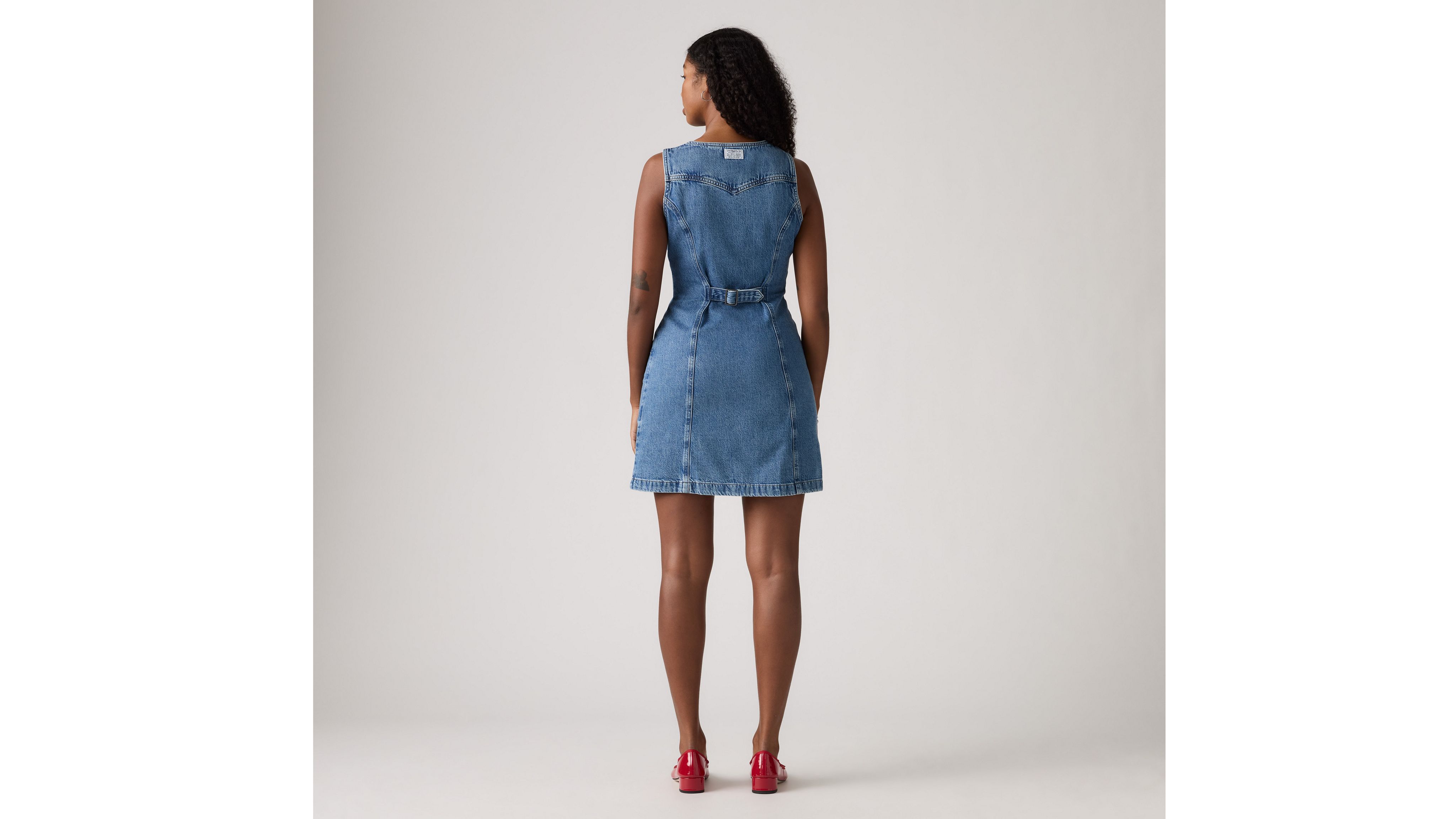 Levi's Vianna Vest Dress In Cause And Effect