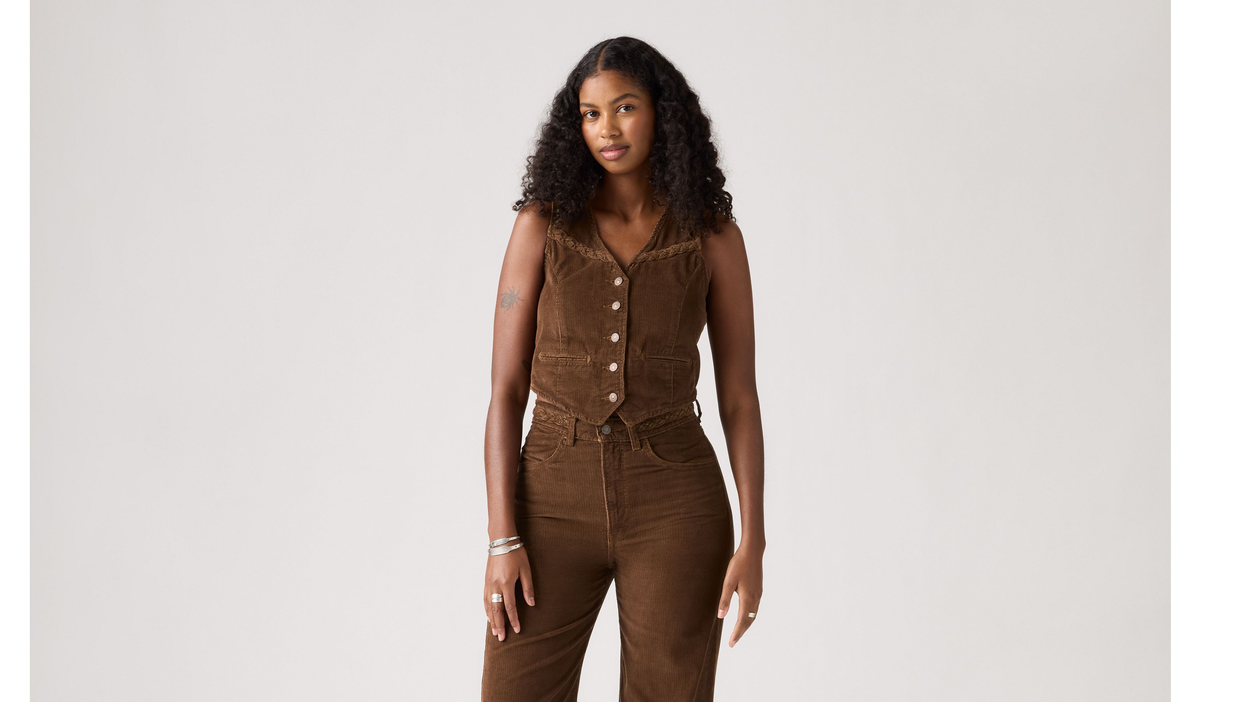 Corduroy Braided Vest 13