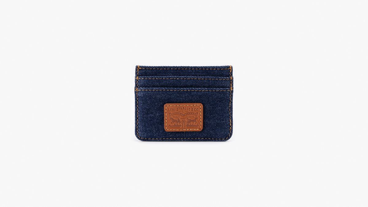Denim Card Case — Denim - Dark Wash