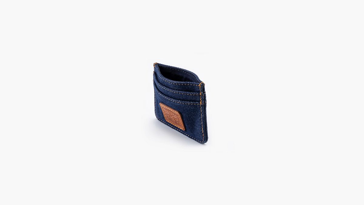 Denim Card Case — Denim - Dark Wash
