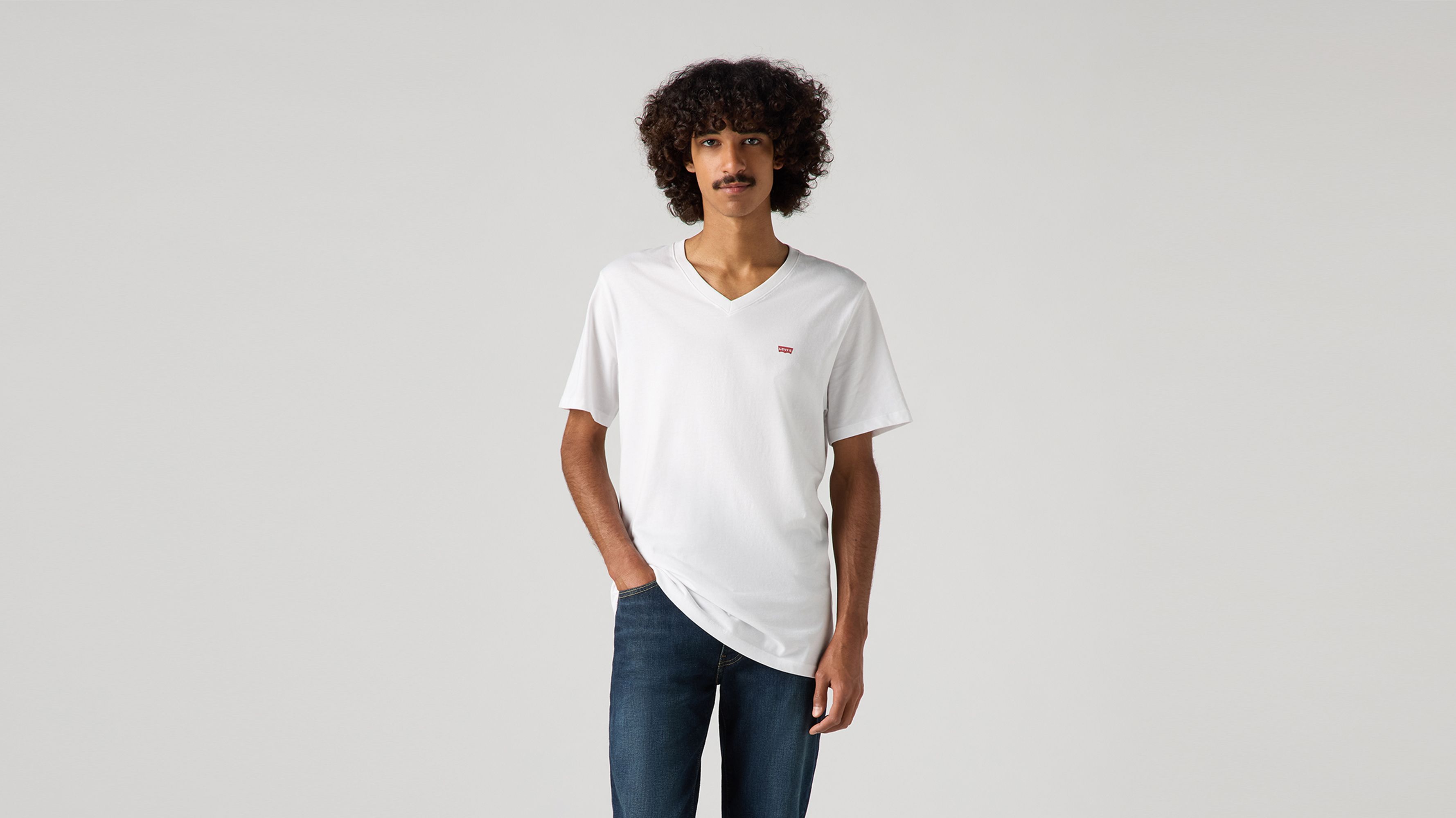 Classic Housemark V-Neck Tee 1