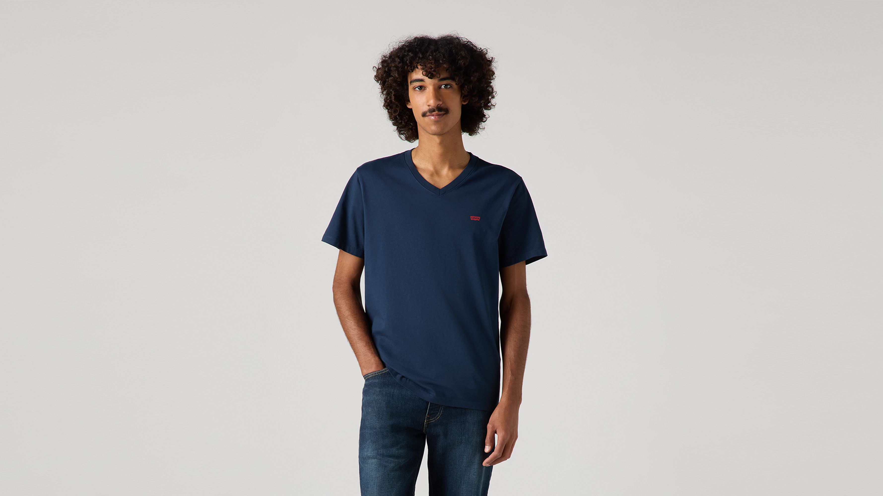 Classic Housemark V-Neck Tee 1