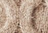 Mid Oatmeal Heather B2401 Bros Color Book - White - 1/4 Zip Cable Sweater
