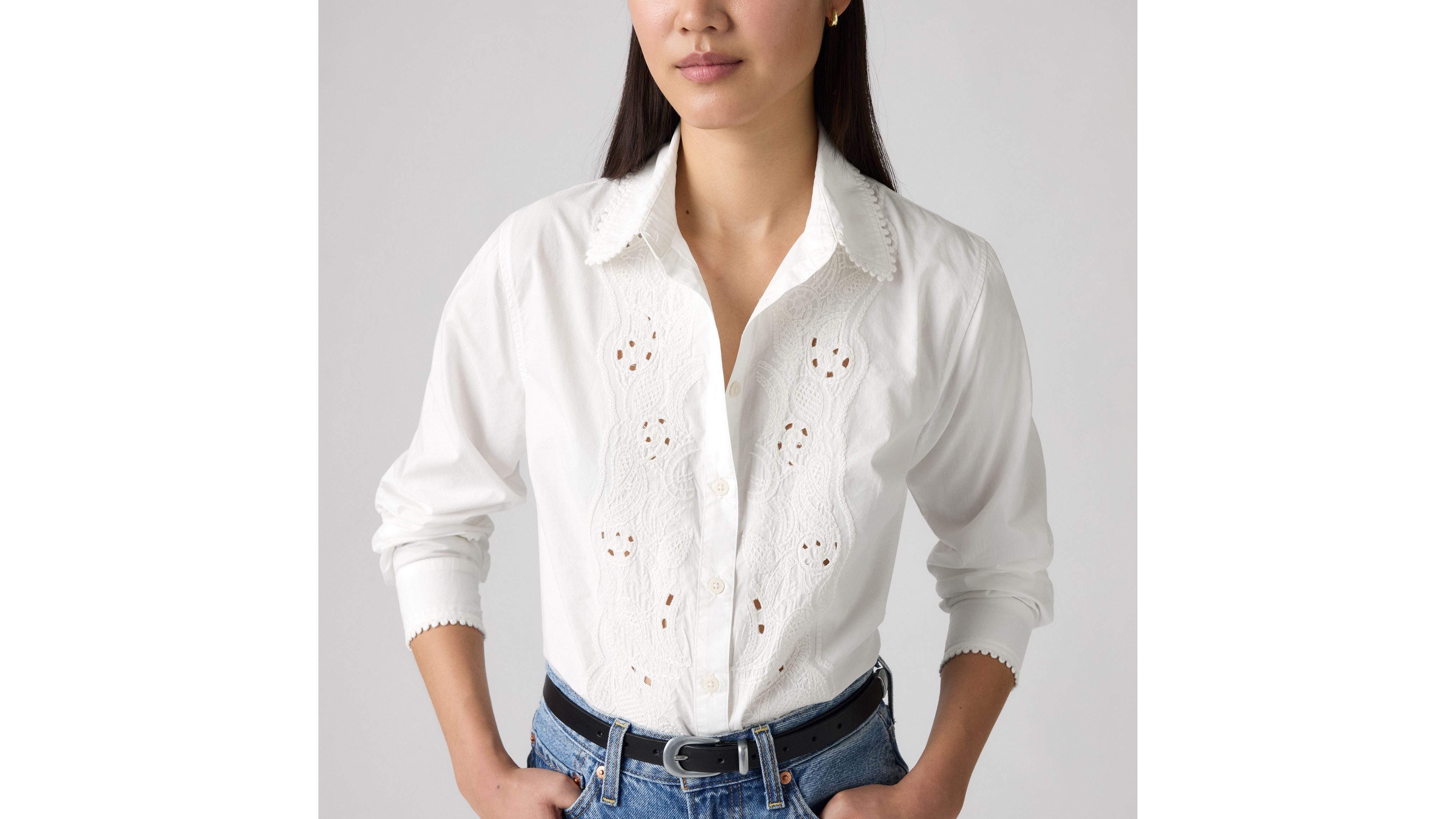 Shop Levi's Winona Shirt In Sugar Swizzle