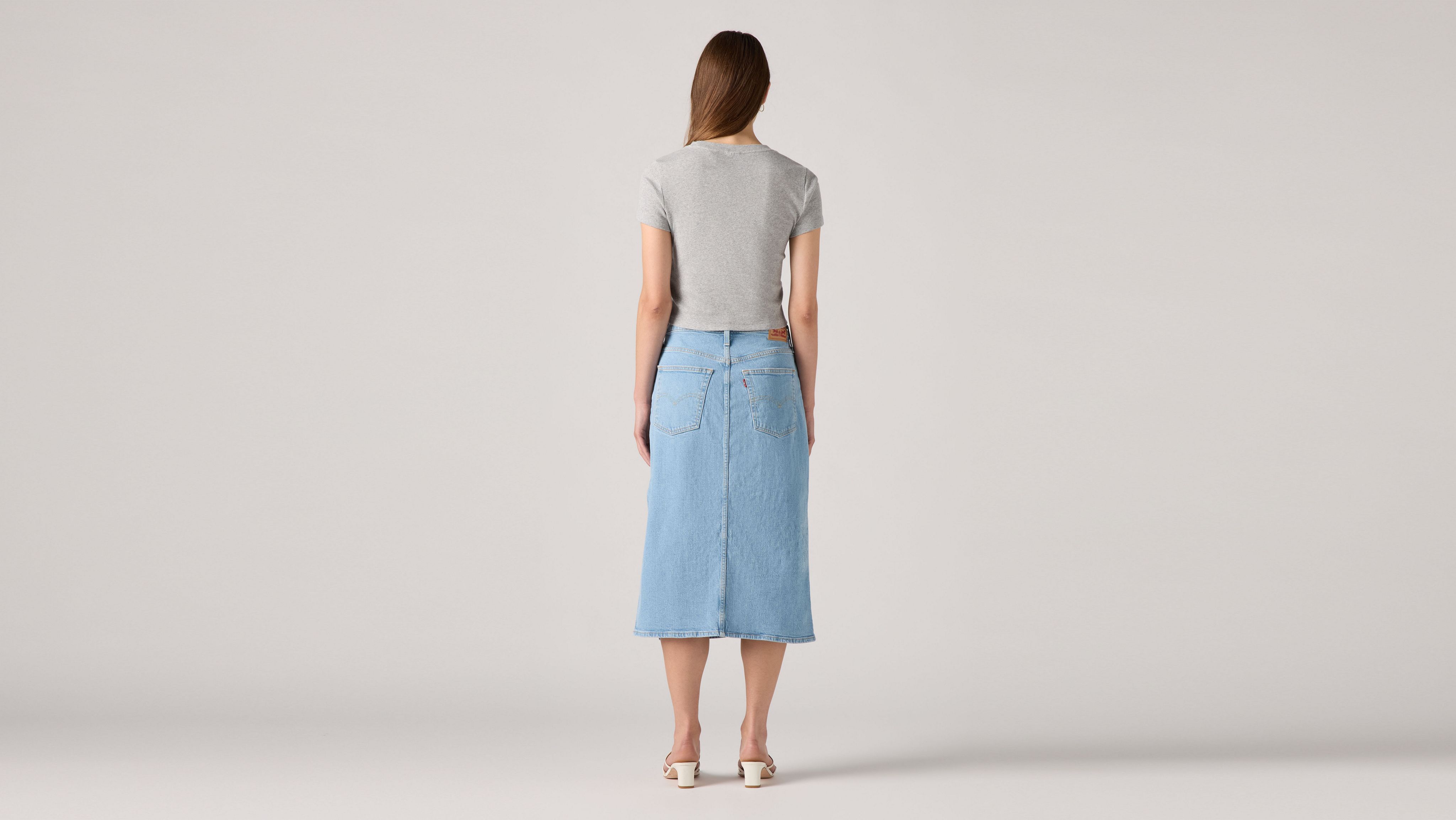 Side Slit Skirt - Blue | Levi's® FR