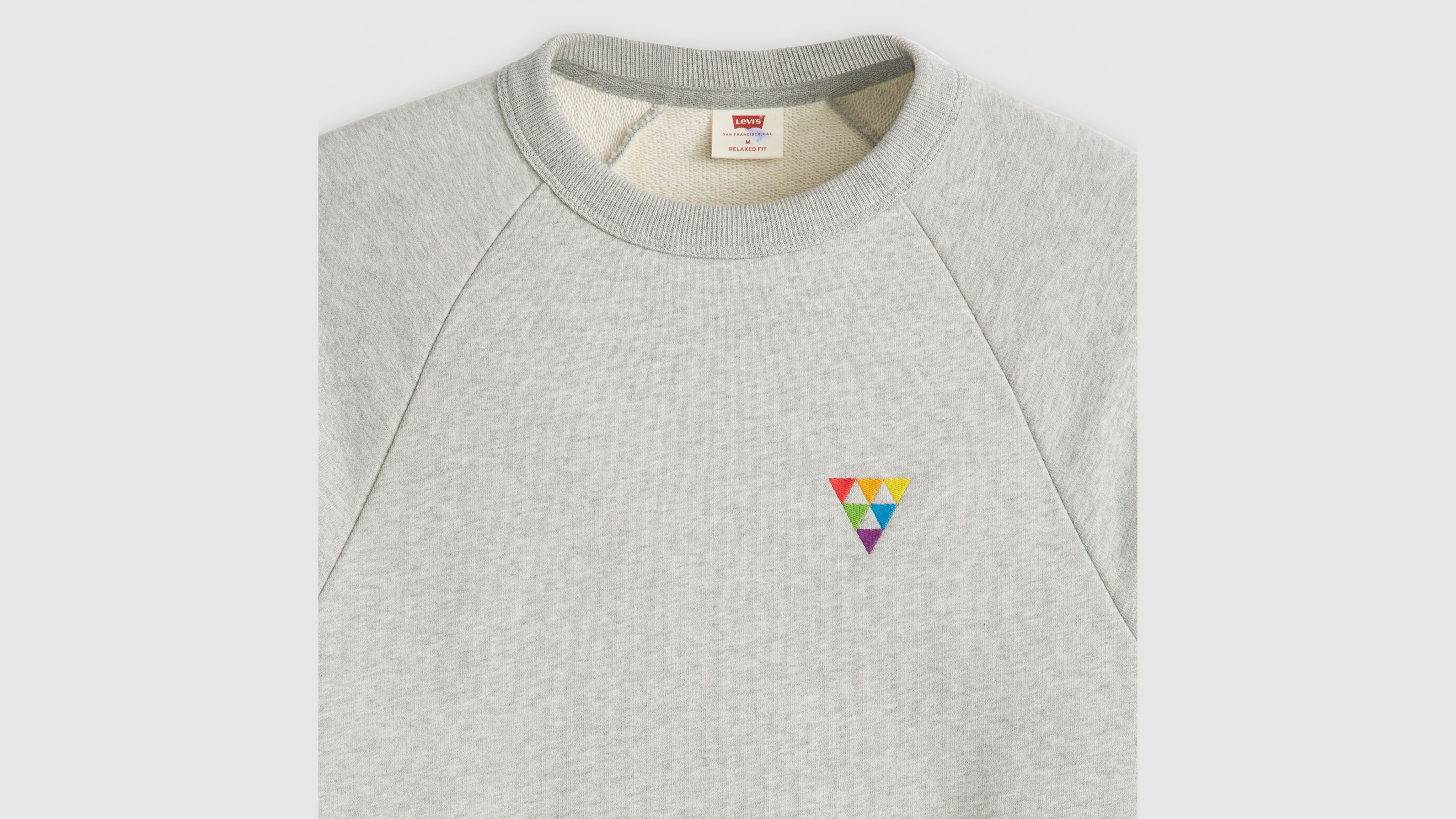 Felpa girocollo comoda Levi's® Pride 6