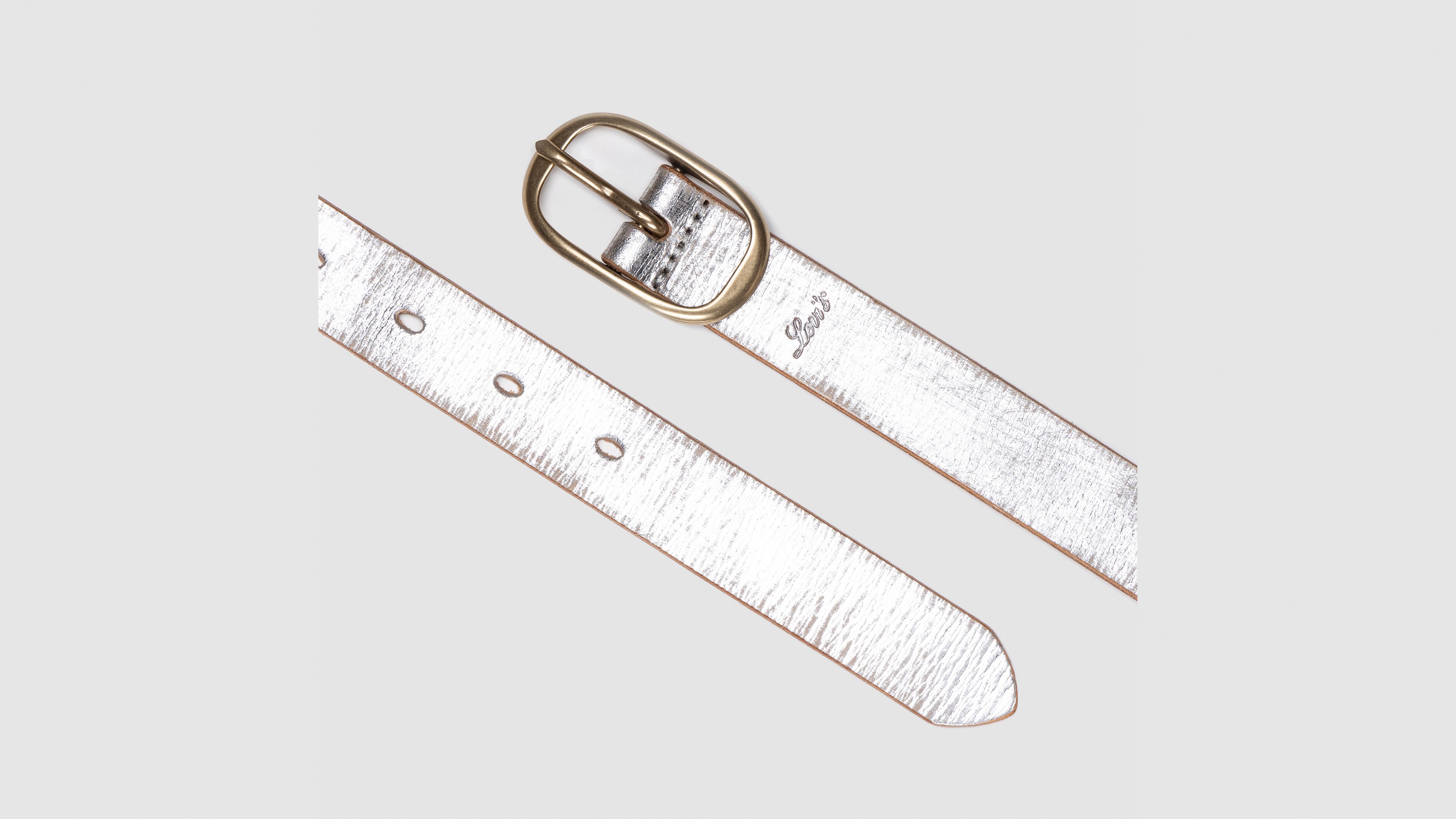 Levi's Charlie Belt In Silver