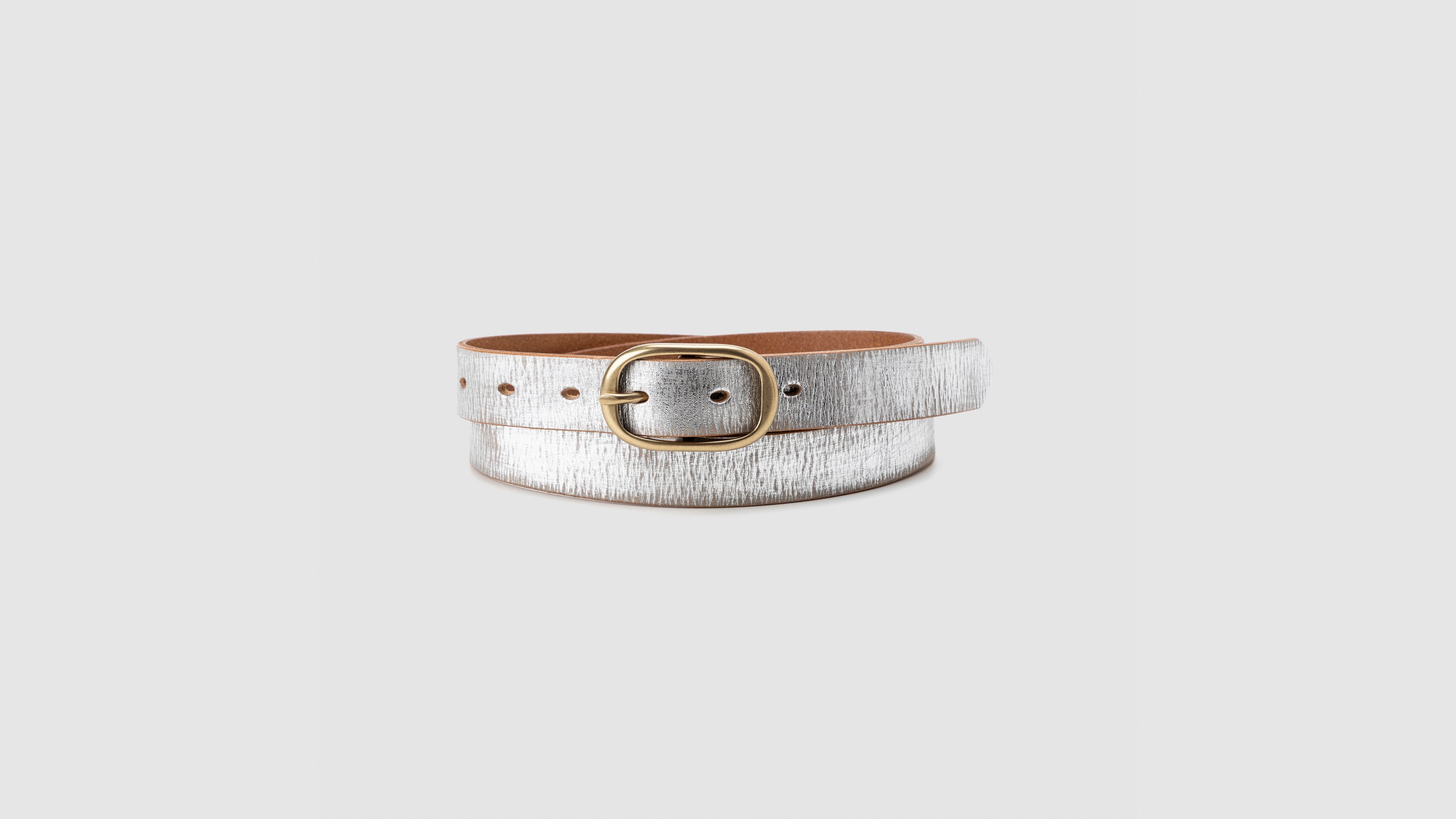 Levi's Charlie Belt In Silver