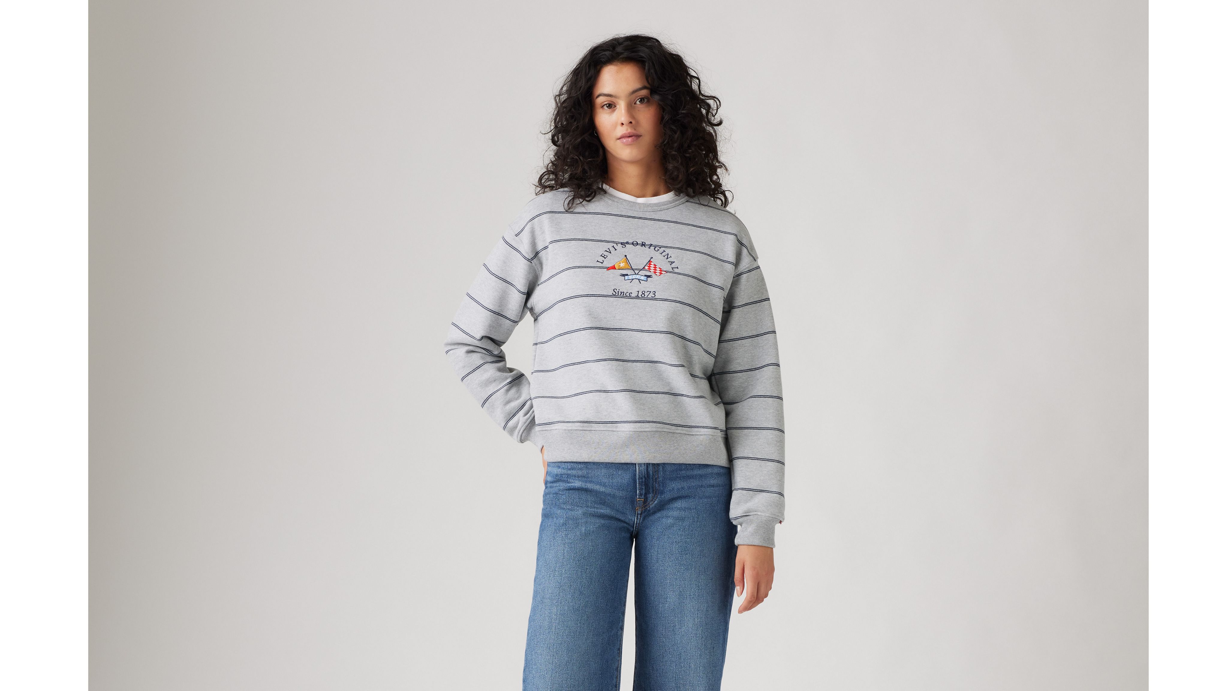 Heritage Crewneck Sweatshirt - Grey | Levi's® IT