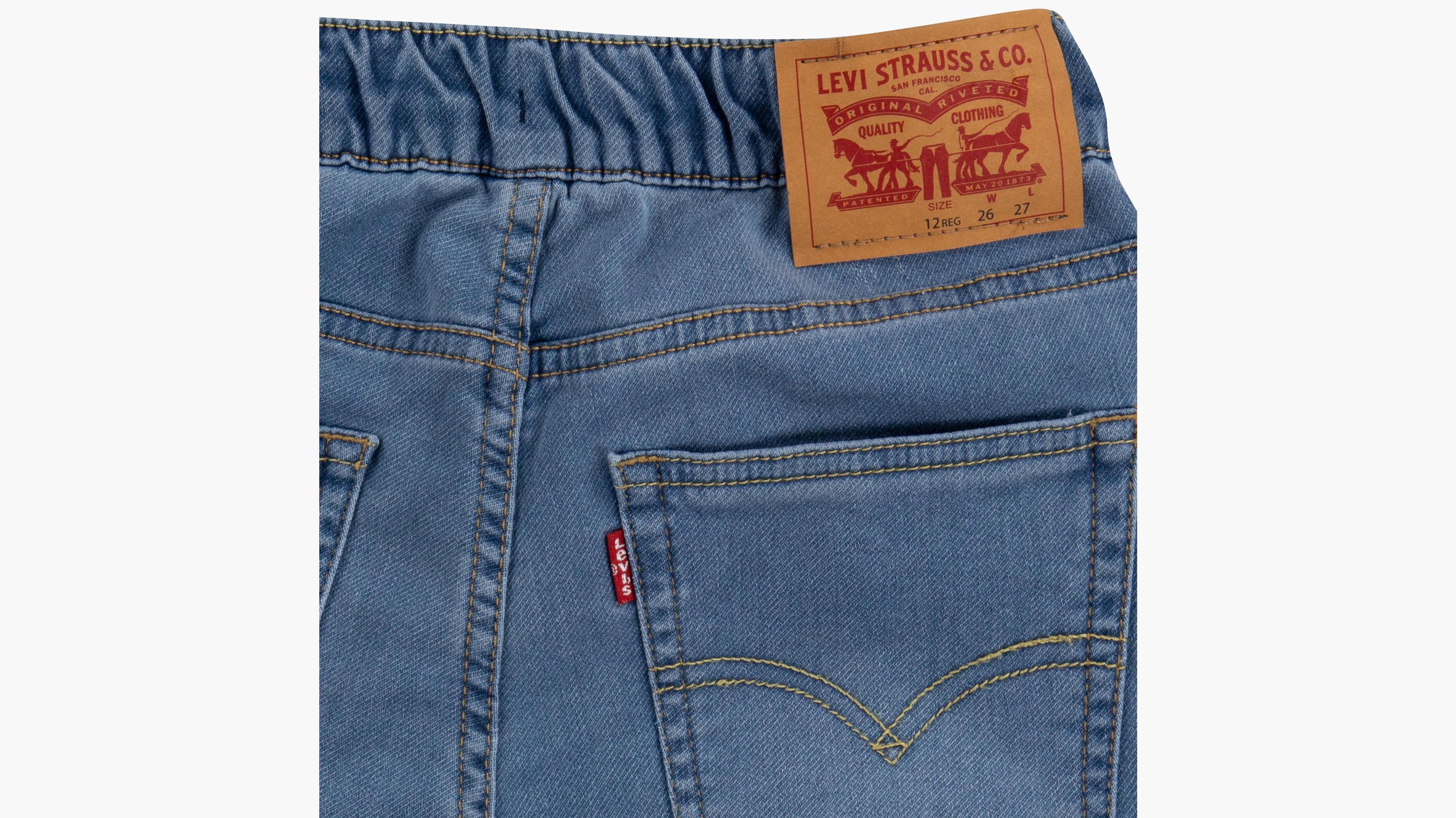 Pull On Skinny Fit Big Boys Pants 8-20 4